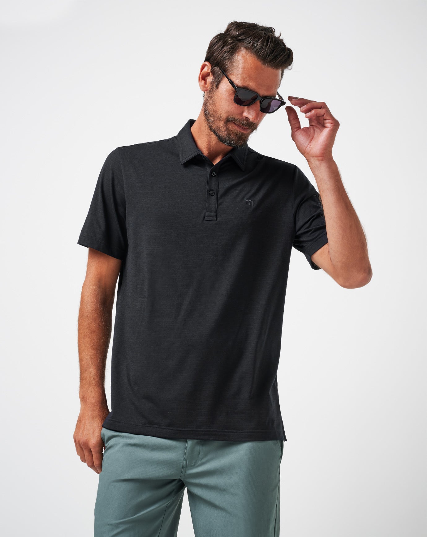 TravisMathew The Heater Polo - Black