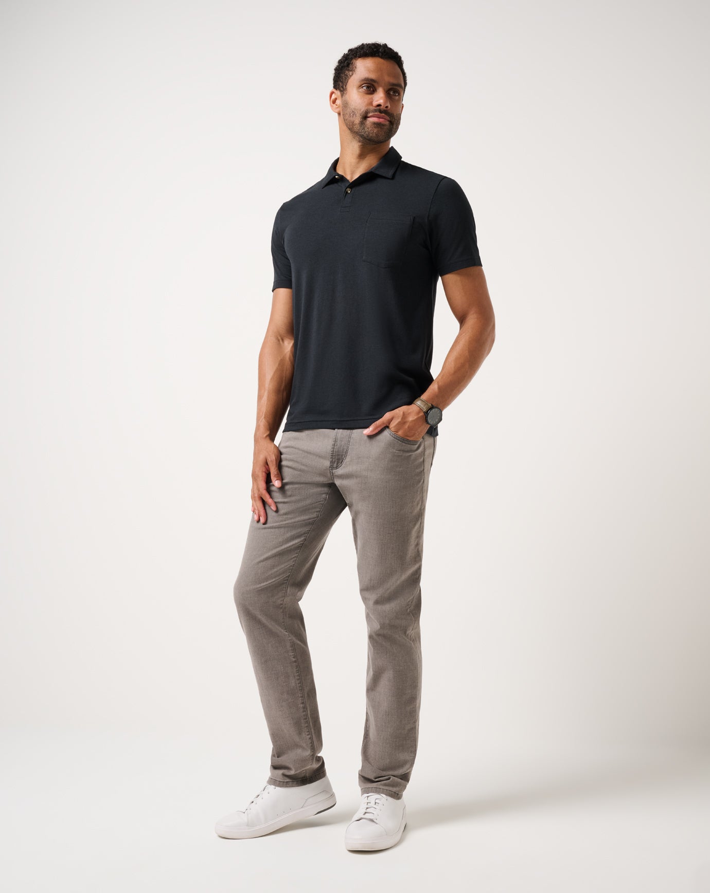 TravisMathew The Cloud Polo - Black