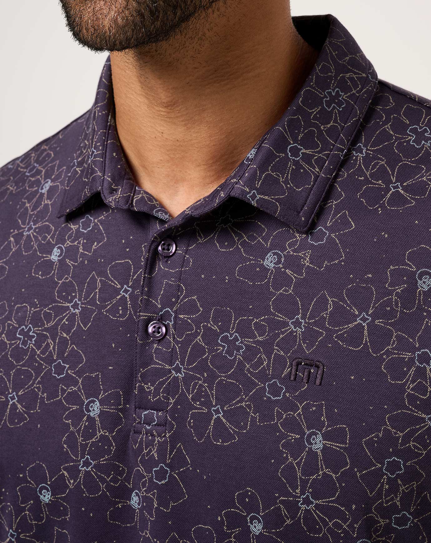 TravisMathew Just My Type Polo - Purple Velvet