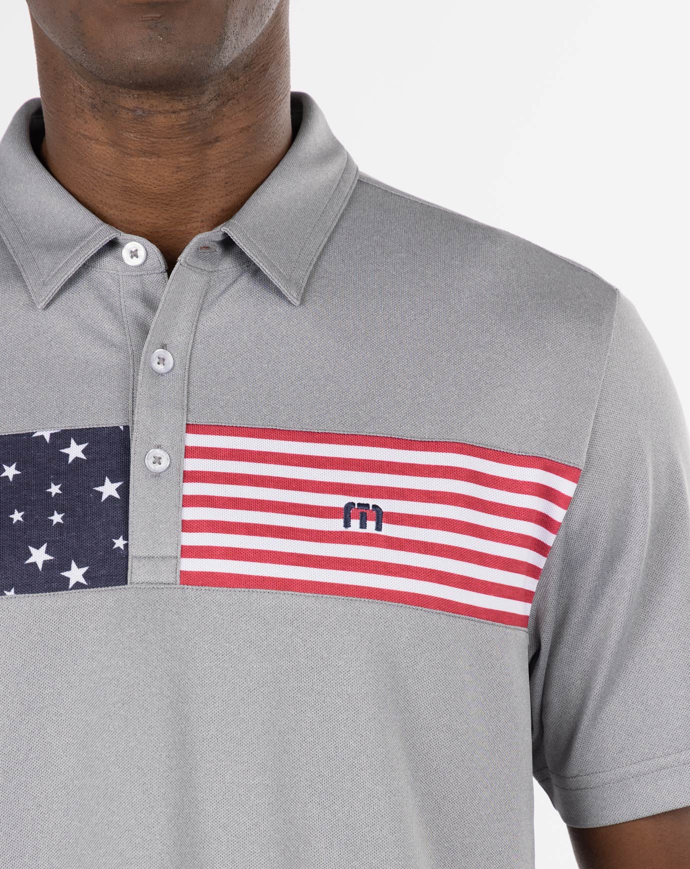 TravisMathew Sea to Sea Polo - Heather Medium Grey