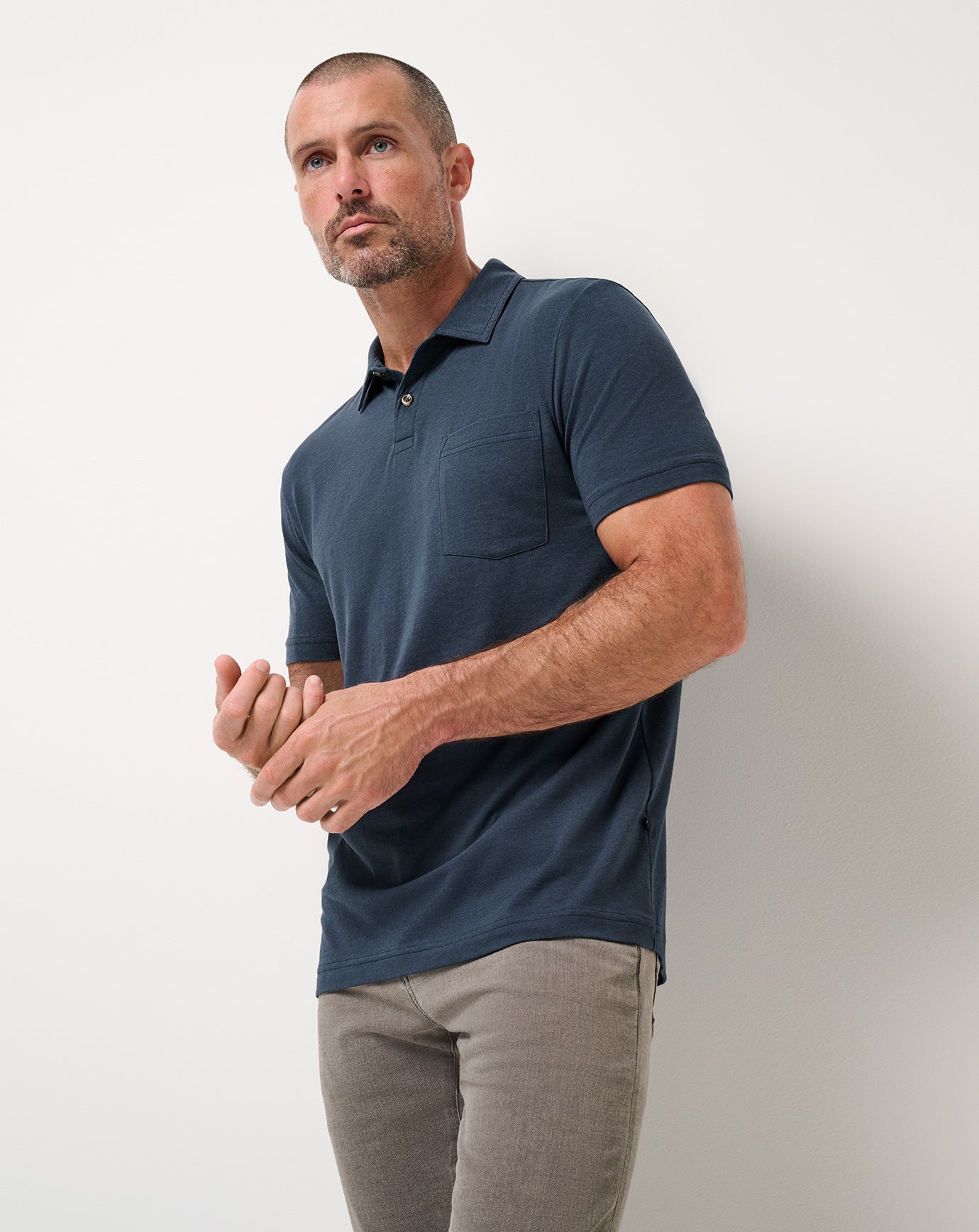 TravisMathew The Cloud Polo - Total Eclipse