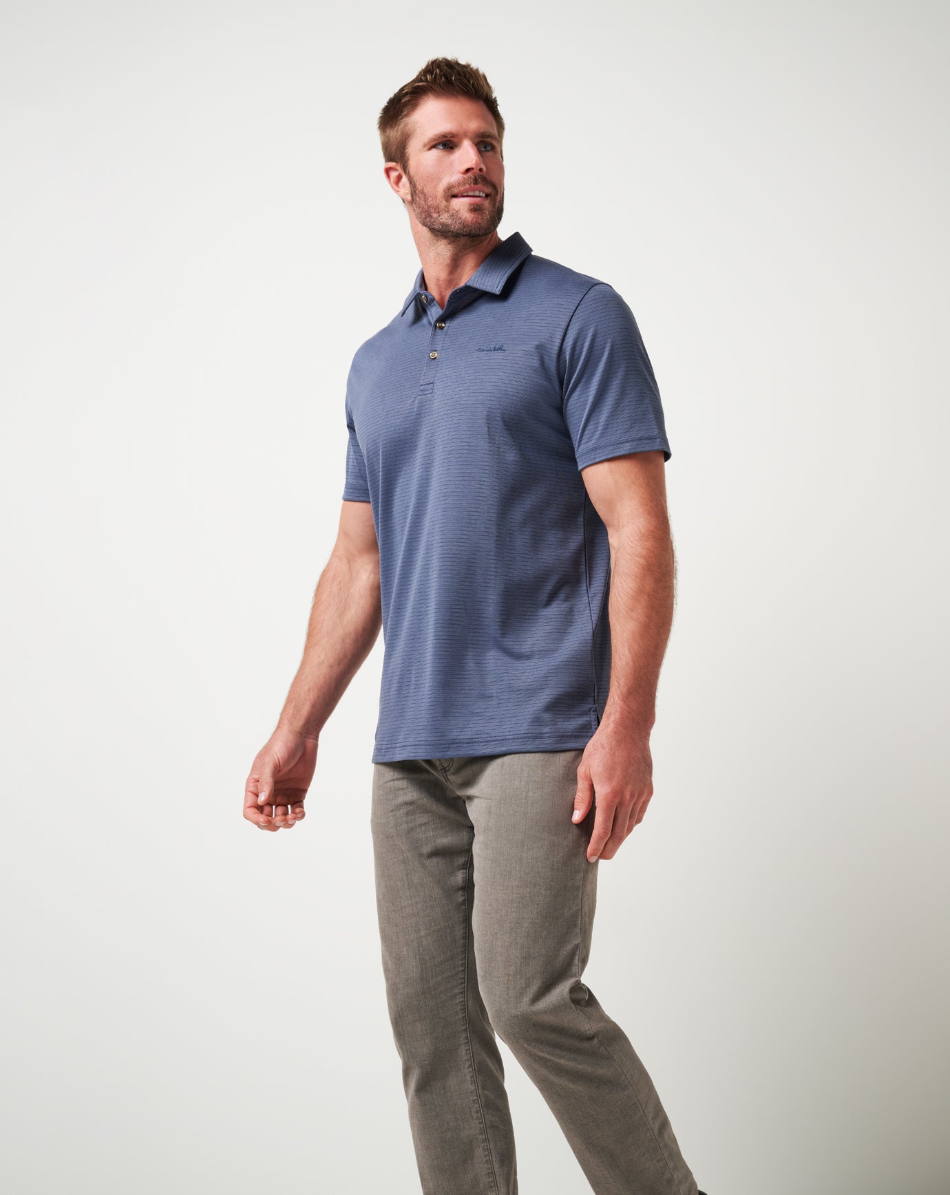 TravisMathew The Zinna 2.0 Polo - Mood Indigo/Vintage Indigo