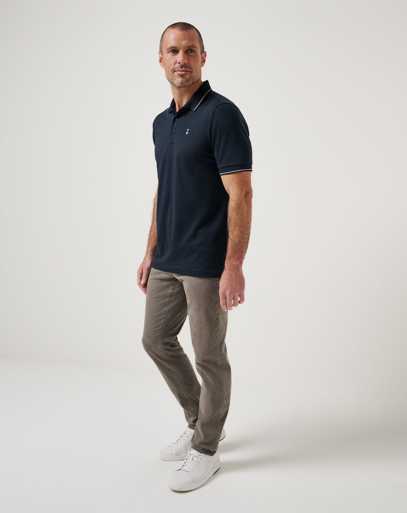 TravisMathew Happier Hour Polo - Total Eclipse