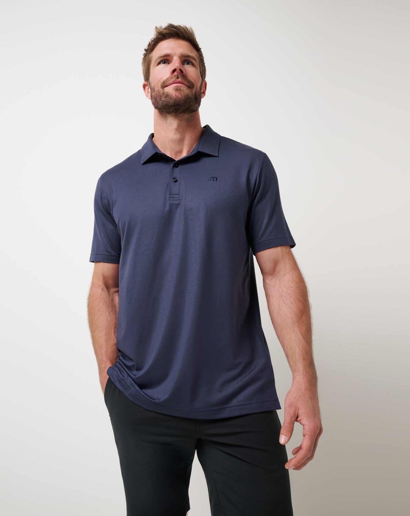 TravisMathew Featherweight Performance Polo - Total Eclipse