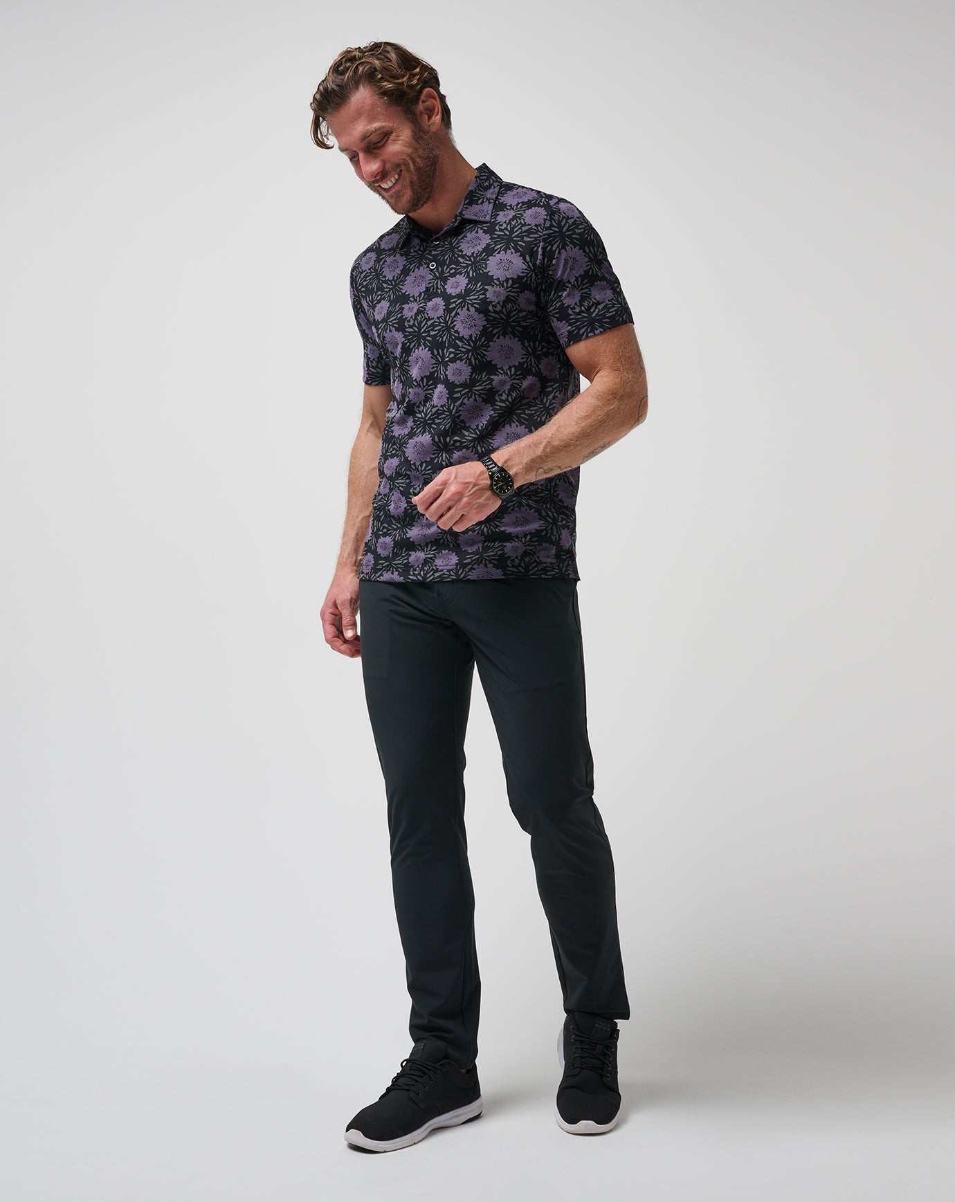 TravisMathew Not Happening Polo - Black