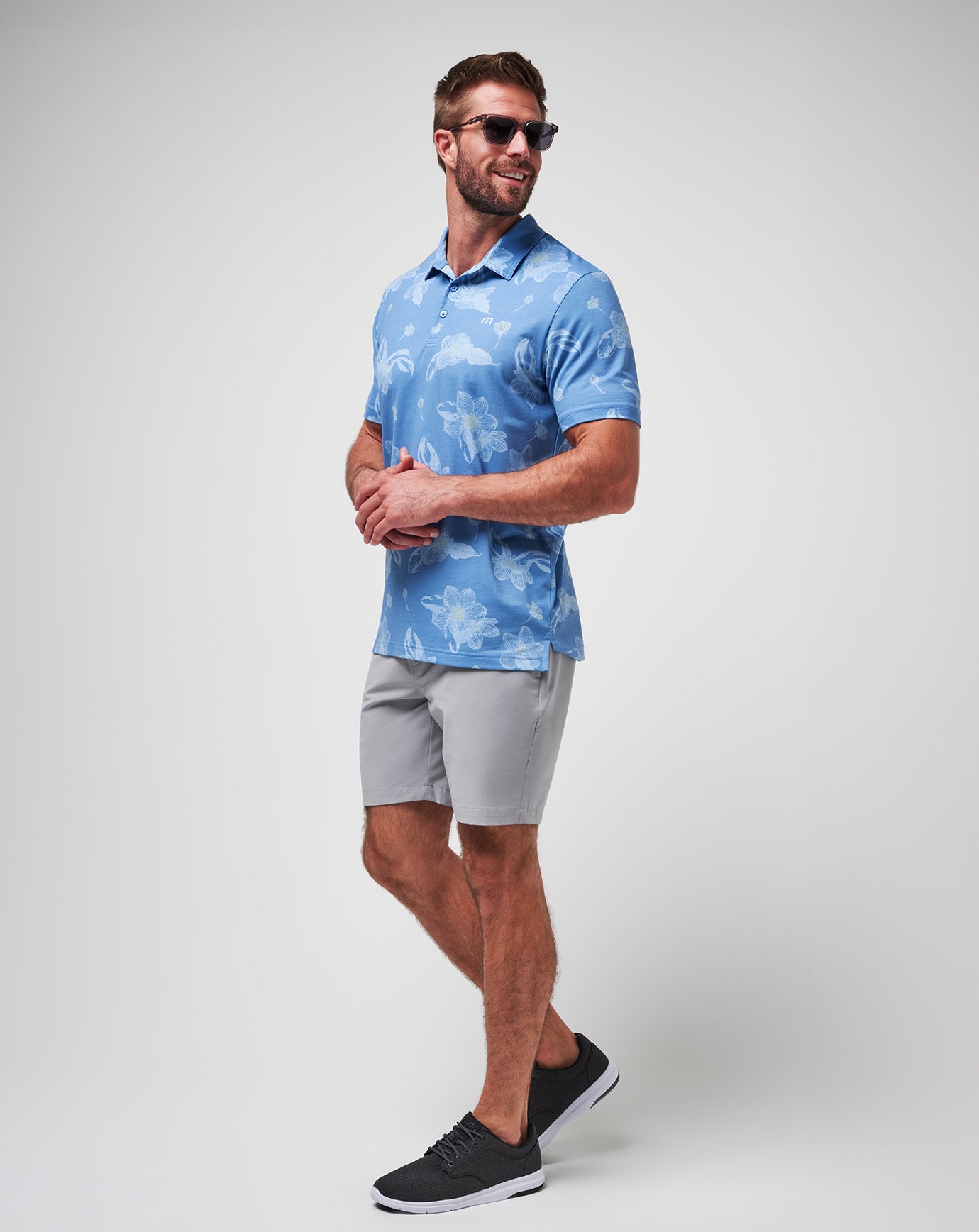 TravisMathew Tunnels Beach Polo - Quiet Harbor