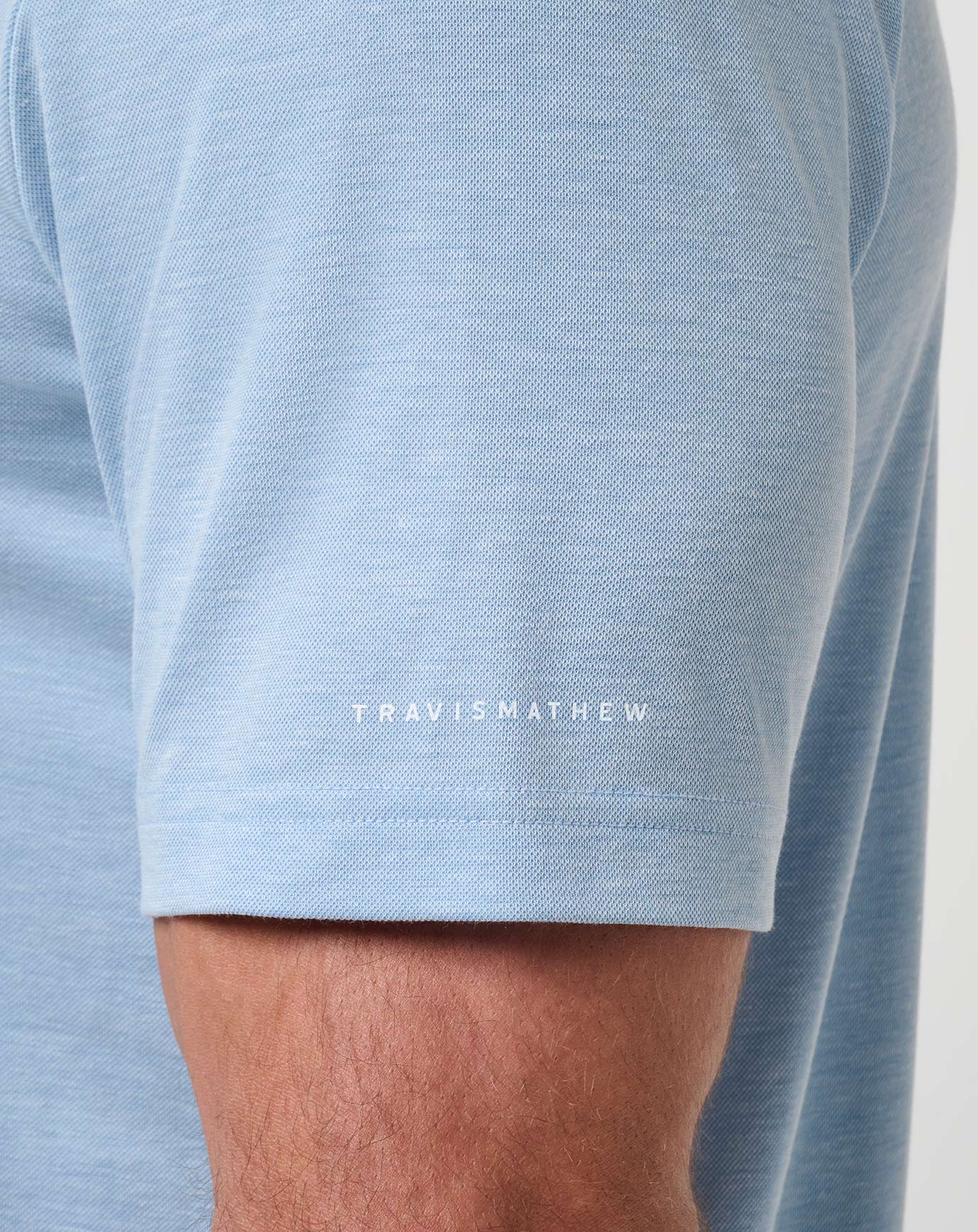 TravisMathew Tennessee School Pride Polo - Heather Blue