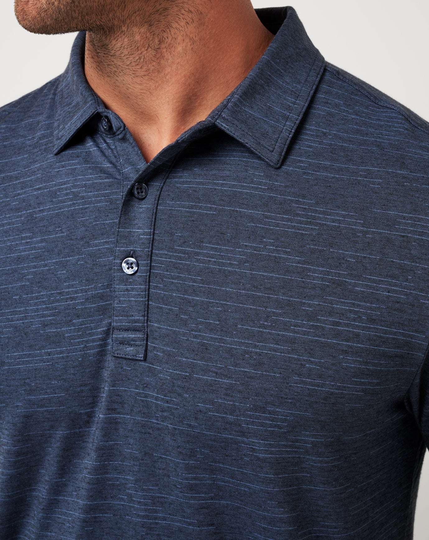 TravisMathew New York Yankees The Heater Polo - Vintage Indigo/Black