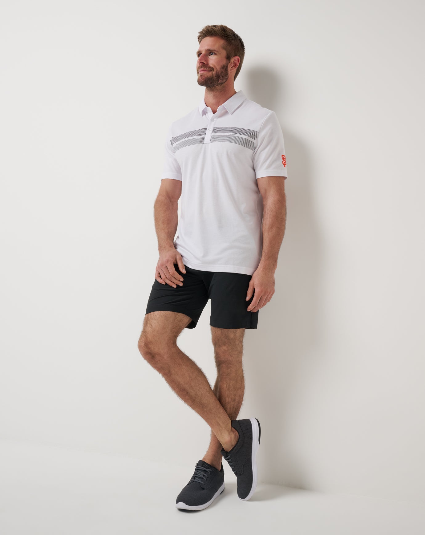 TravisMathew San Francisco Giants Top Recruit Polo - White