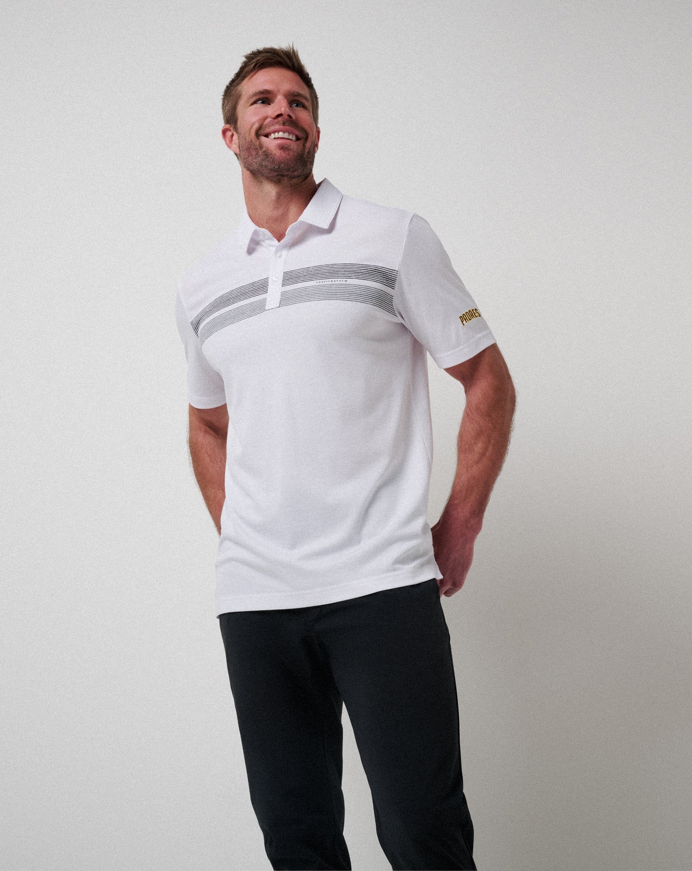 TravisMathew San Diego Padres Top Recruit Polo - White
