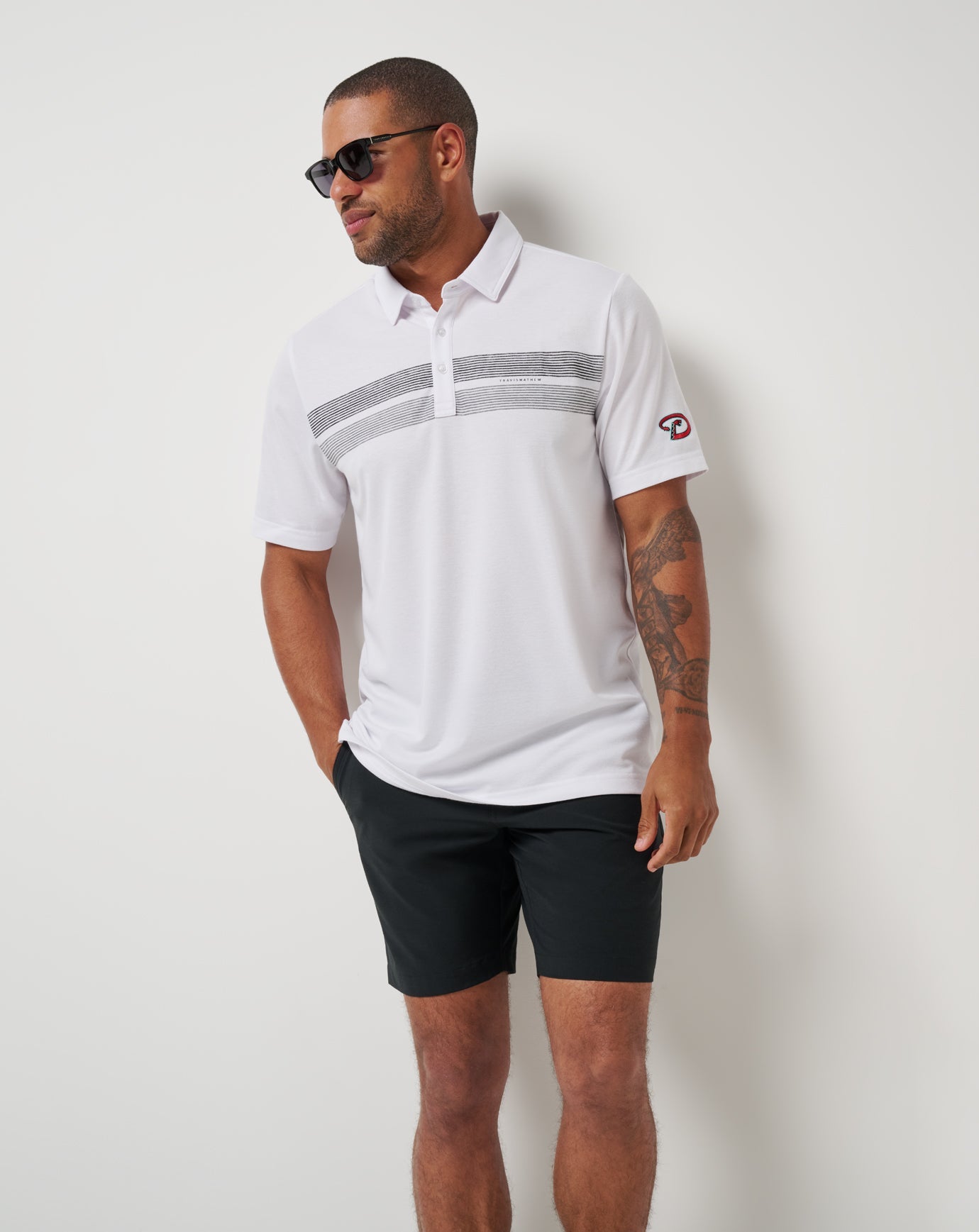 TravisMathew Arizona Diamondbacks Top Recruit Polo - White