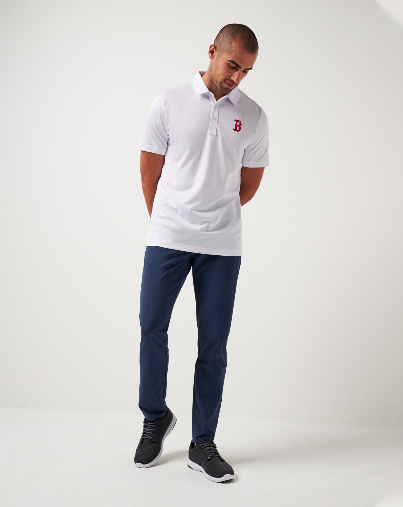 TravisMathew Boston Red Sox The Zinna Polo - White