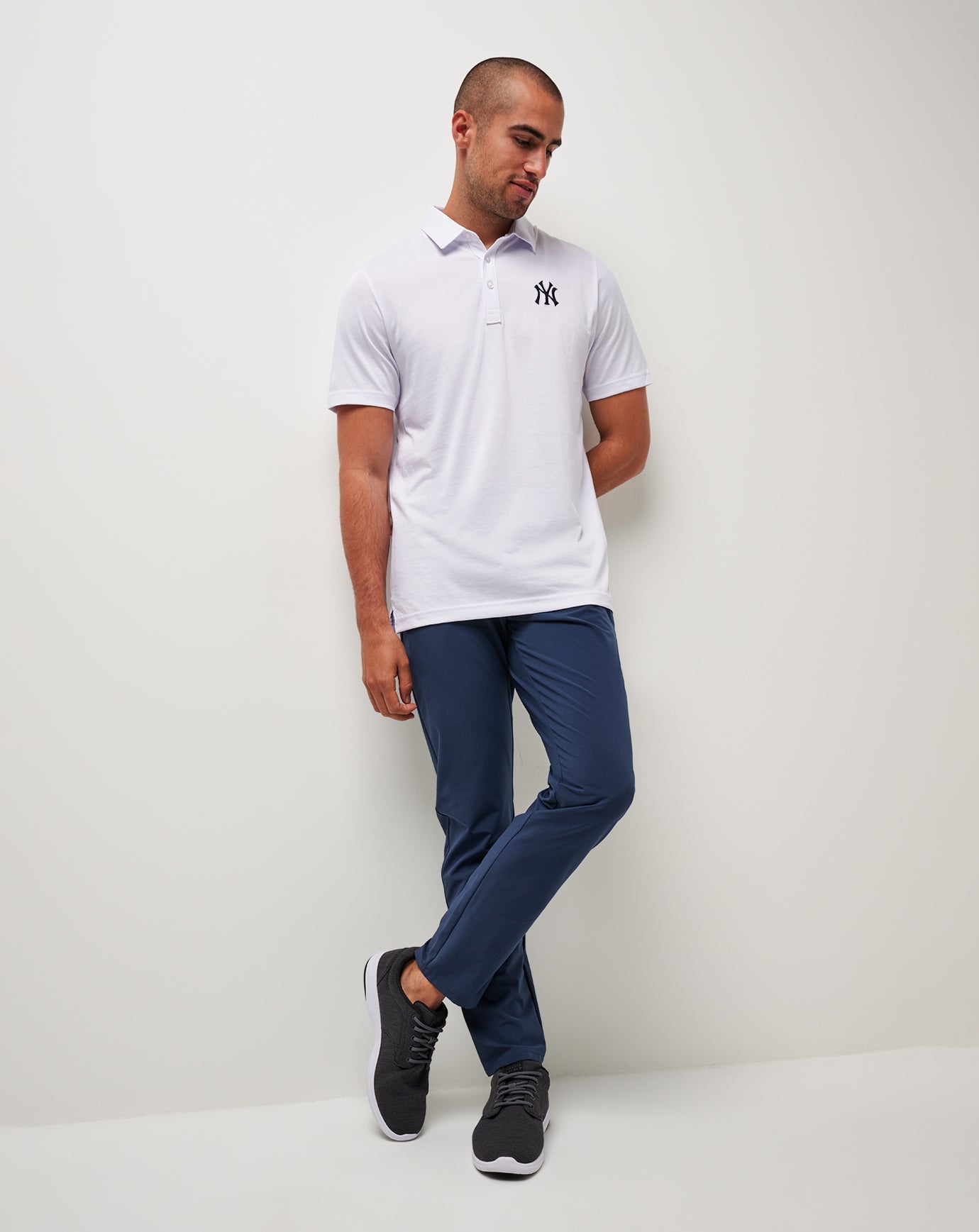 TravisMathew New York Yankees The Zinna Polo - White