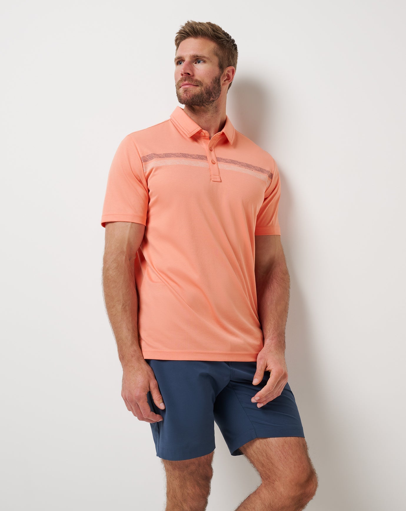 TravisMathew Roaming Routes Polo - Terra Cotta