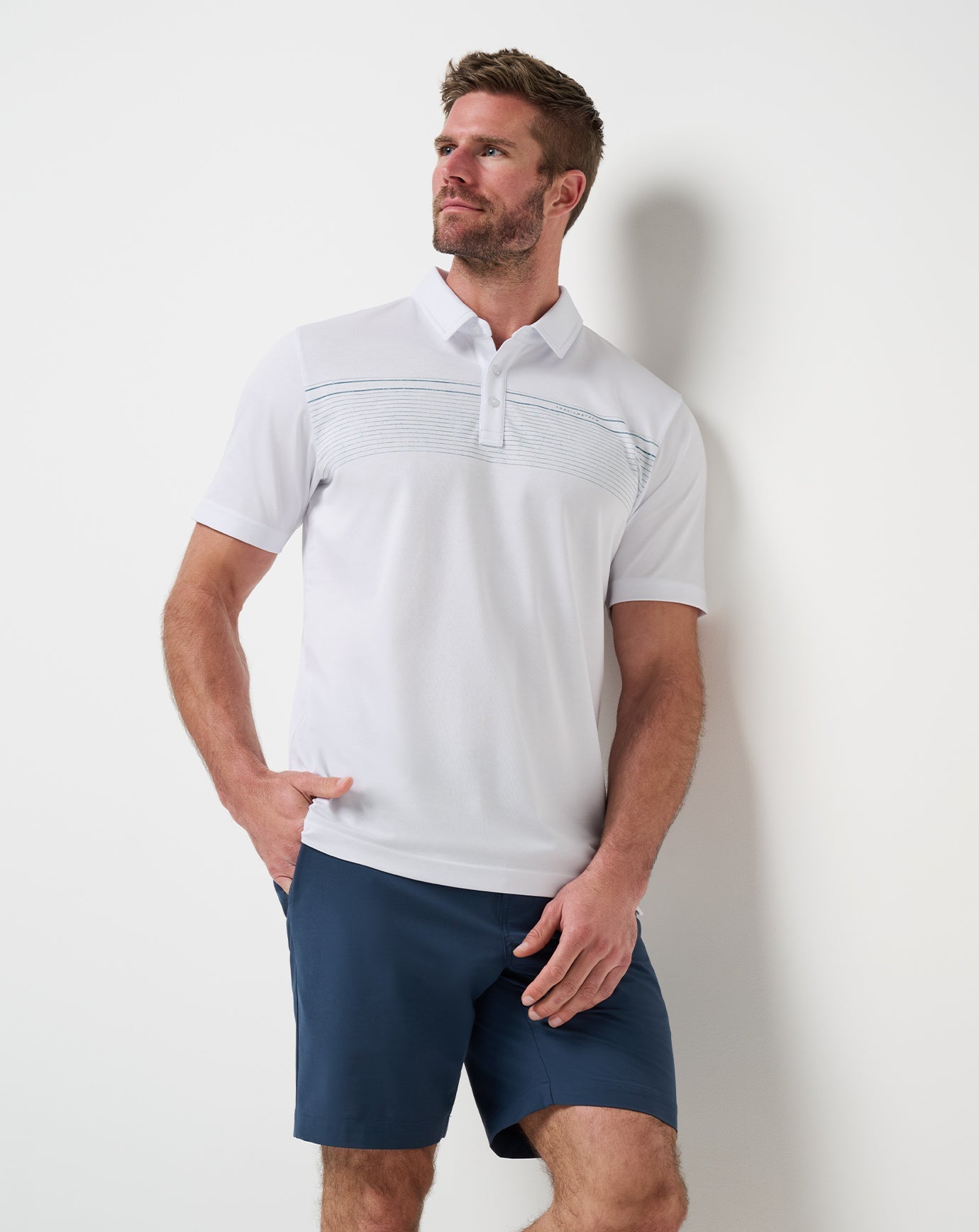TravisMathew Overstay Polo - White