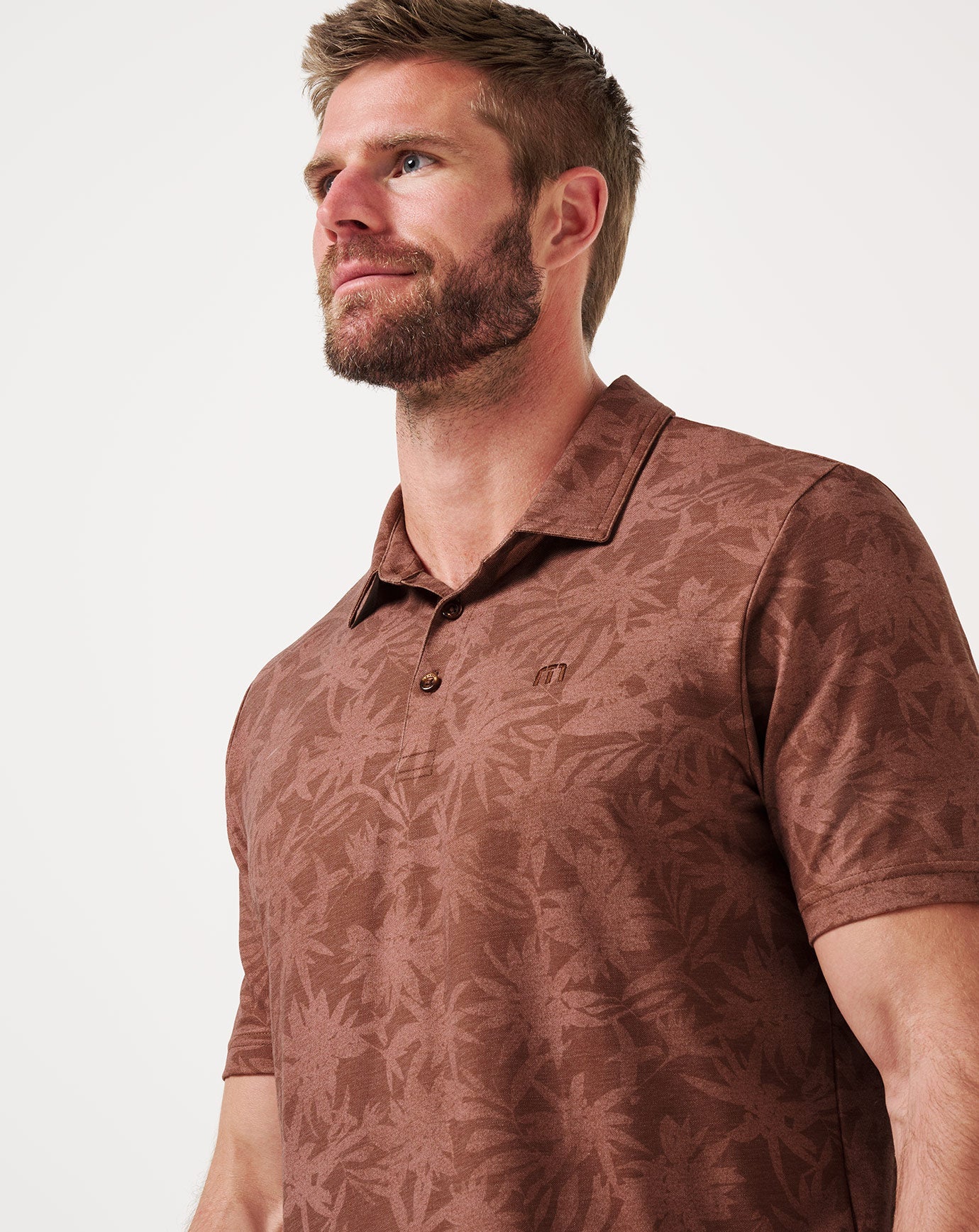 TravisMathew Featherweight Ticket Polo - Maple