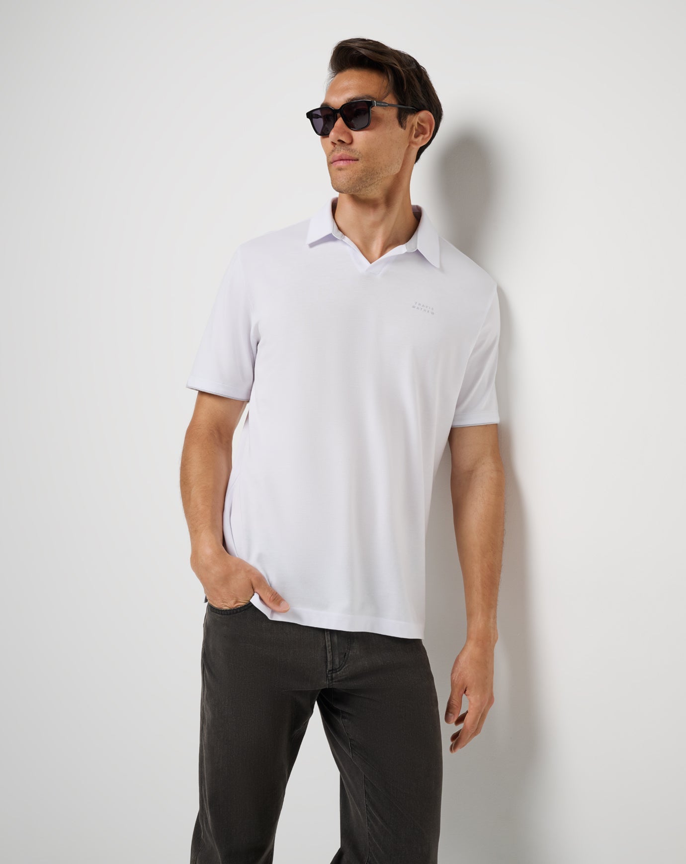 TravisMathew Late At Night Polo - White