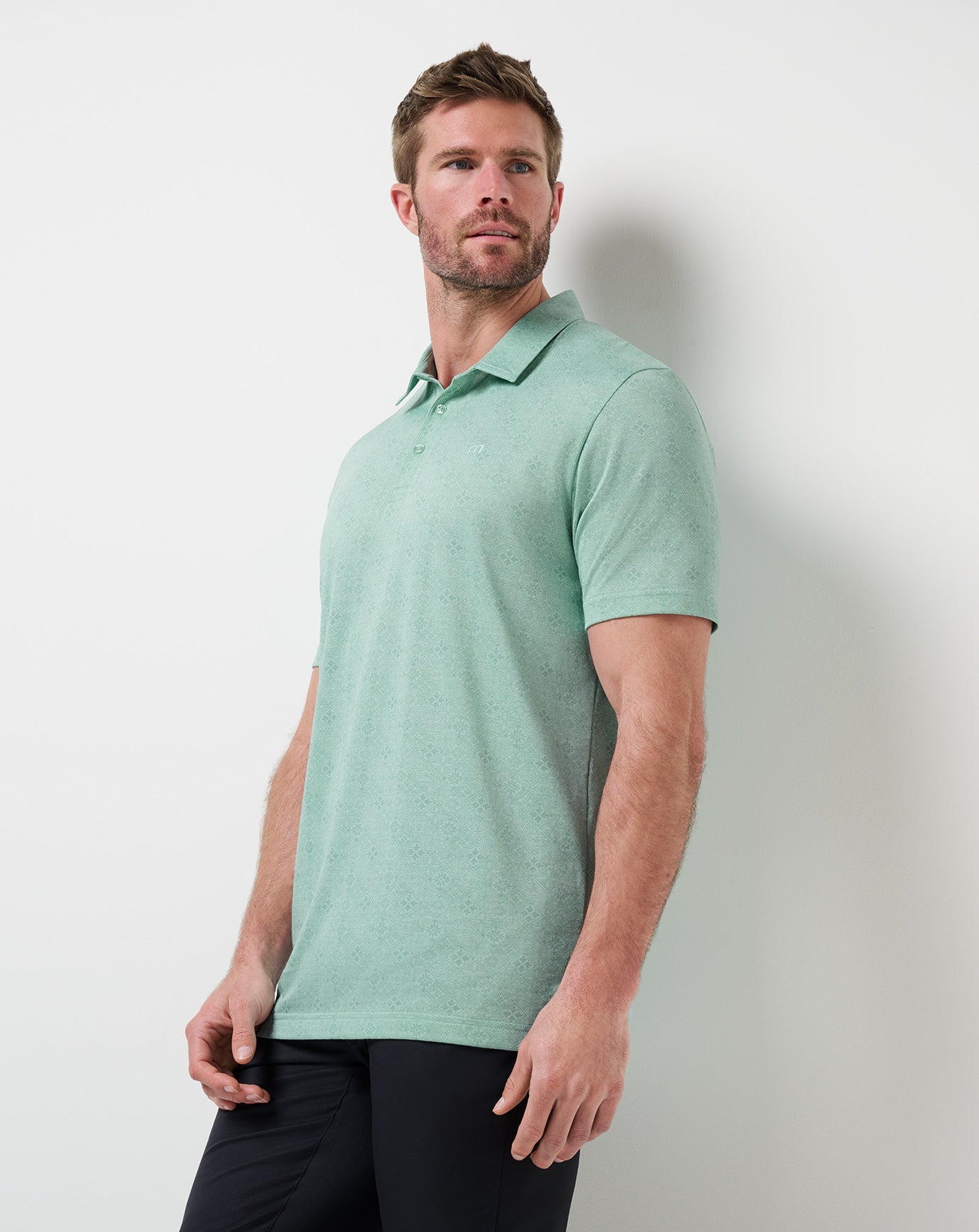 TravisMathew Acropolis Polo - Eggshell Blue