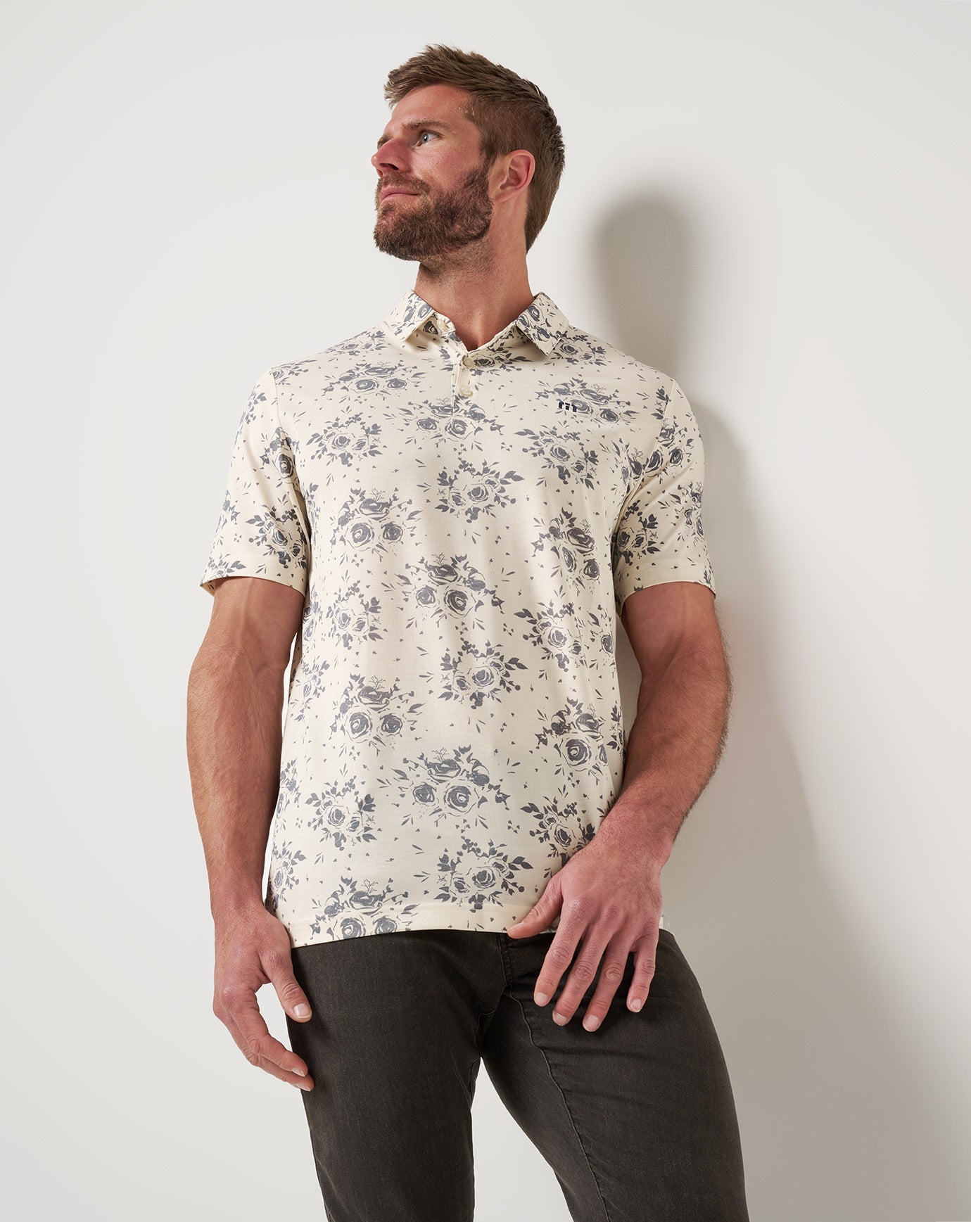 TravisMathew Local Forecast Polo - Birch