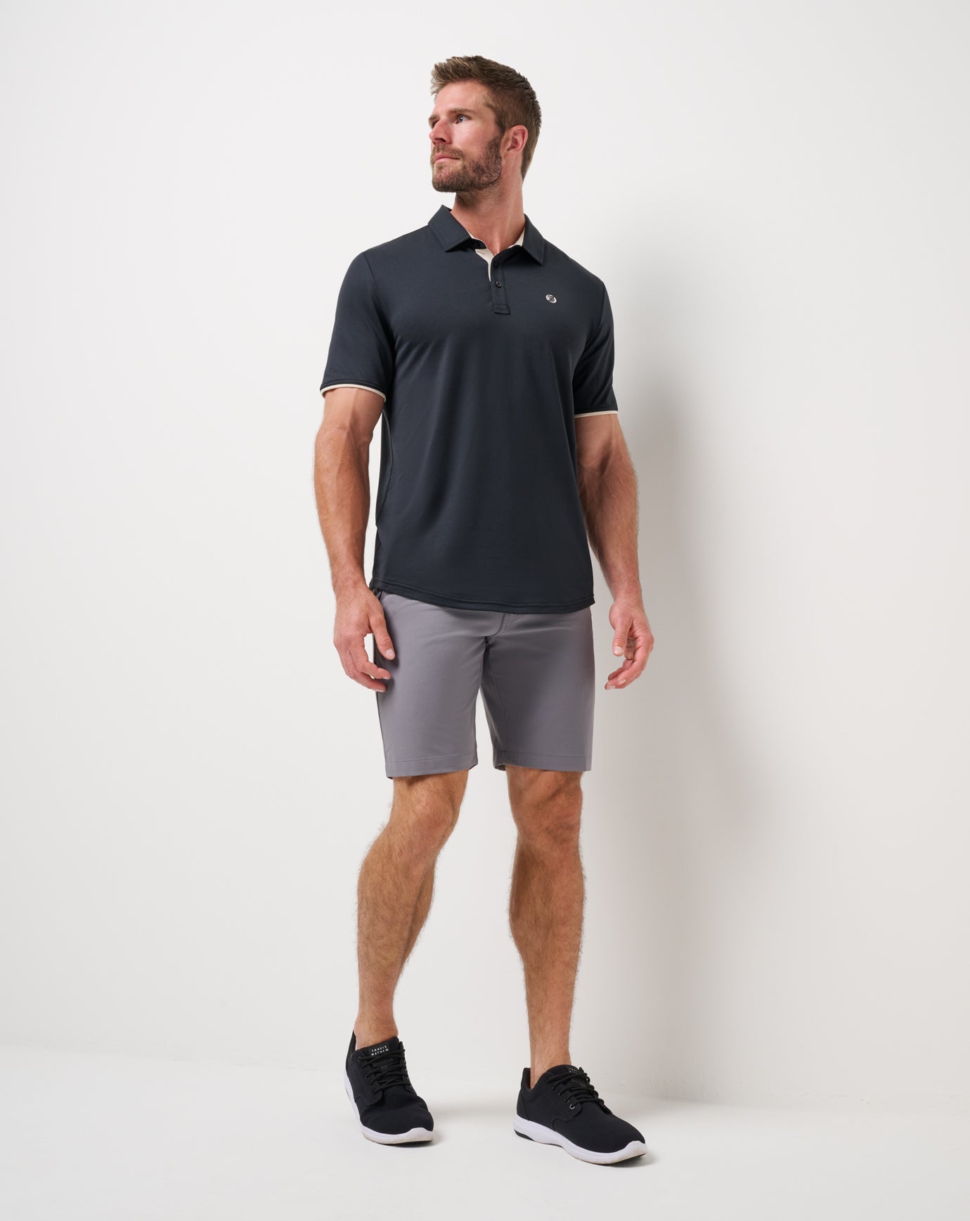 TravisMathew Featherweight On The Grind Polo - Black