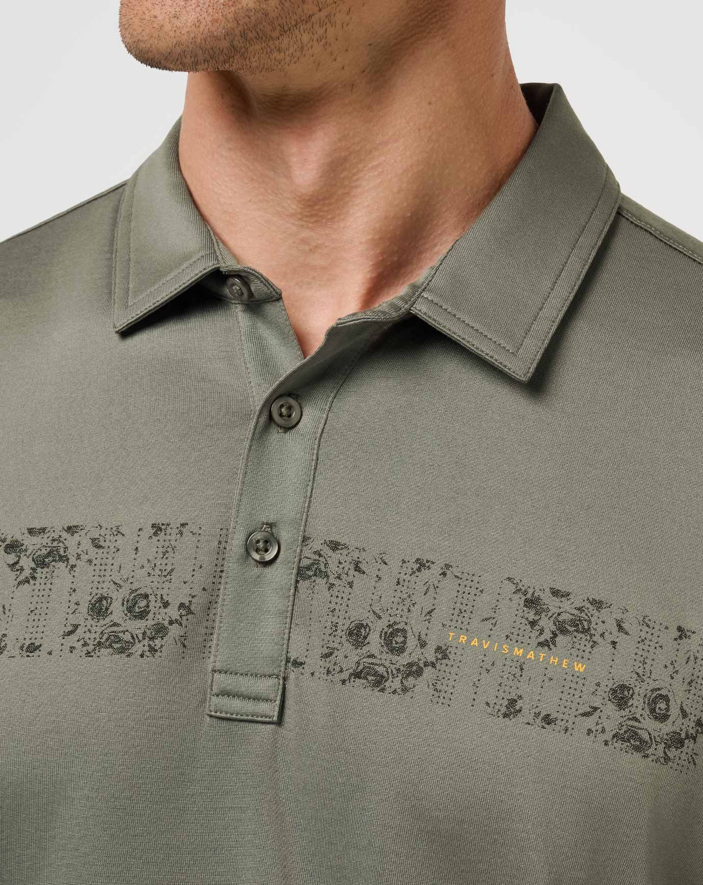 TravisMathew Overnight Stay Polo - Dark Olive
