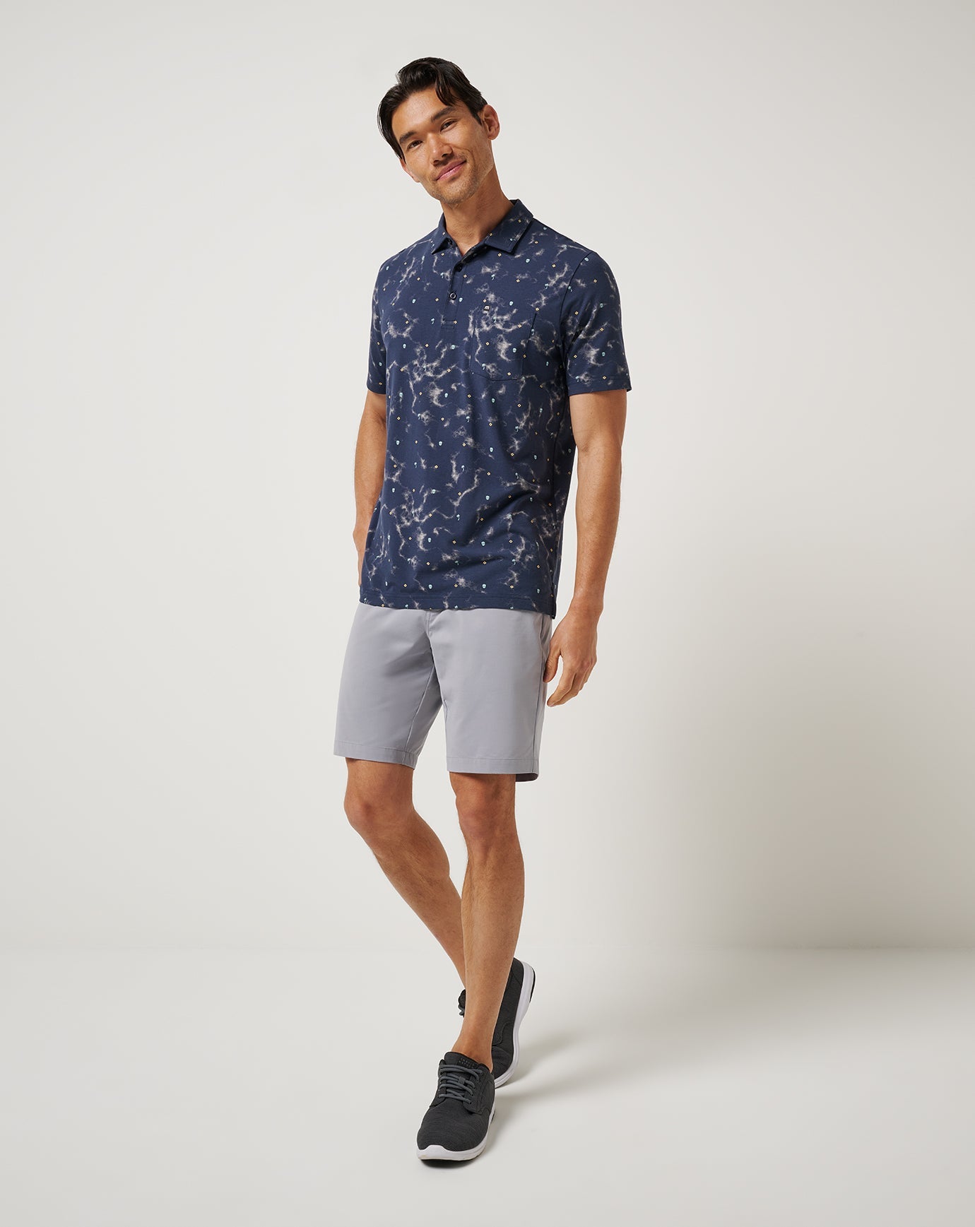 TravisMathew Beach Town Polo - Total Eclipse