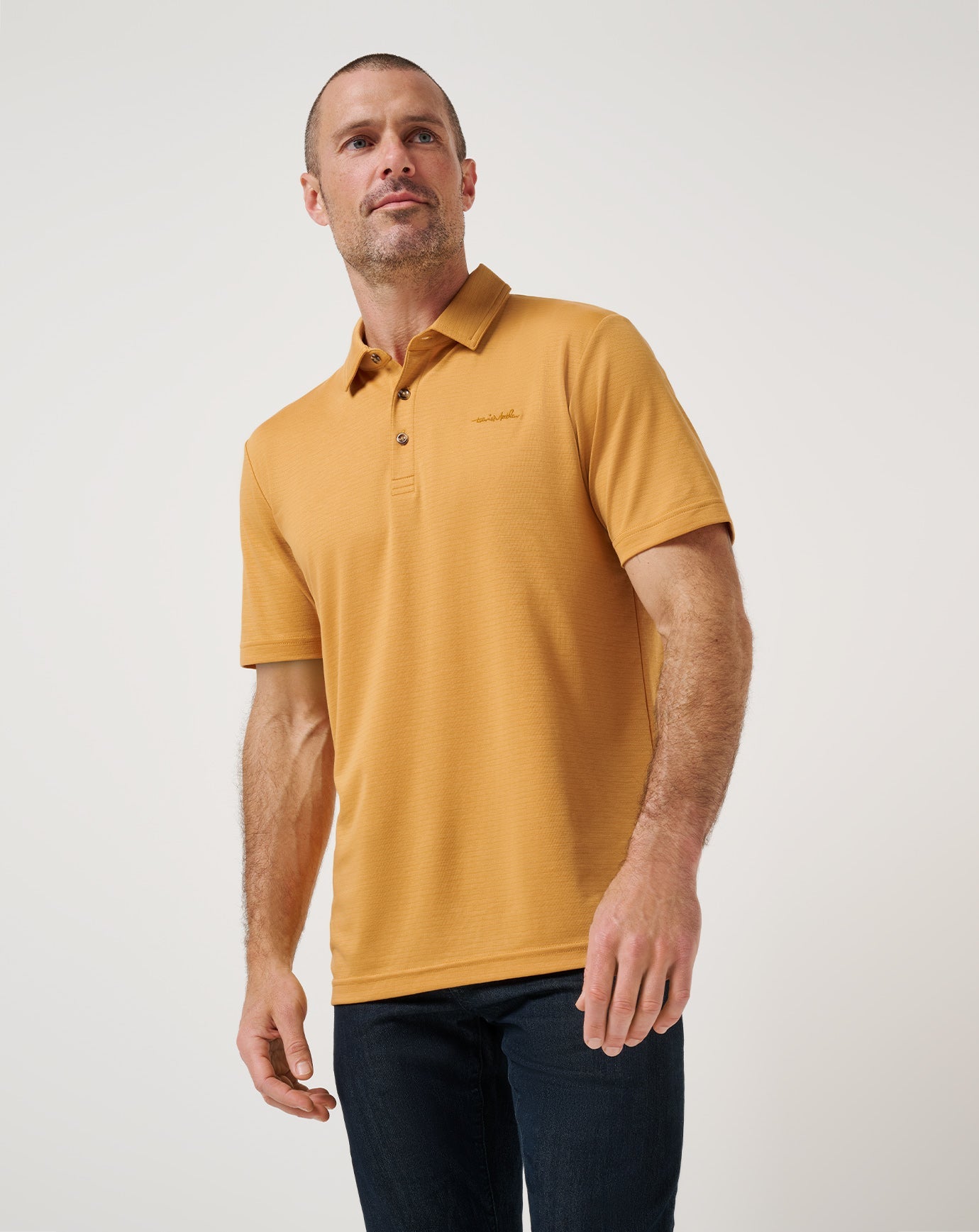 TravisMathew The Zinna 2.0 Polo - Spruce Yellow