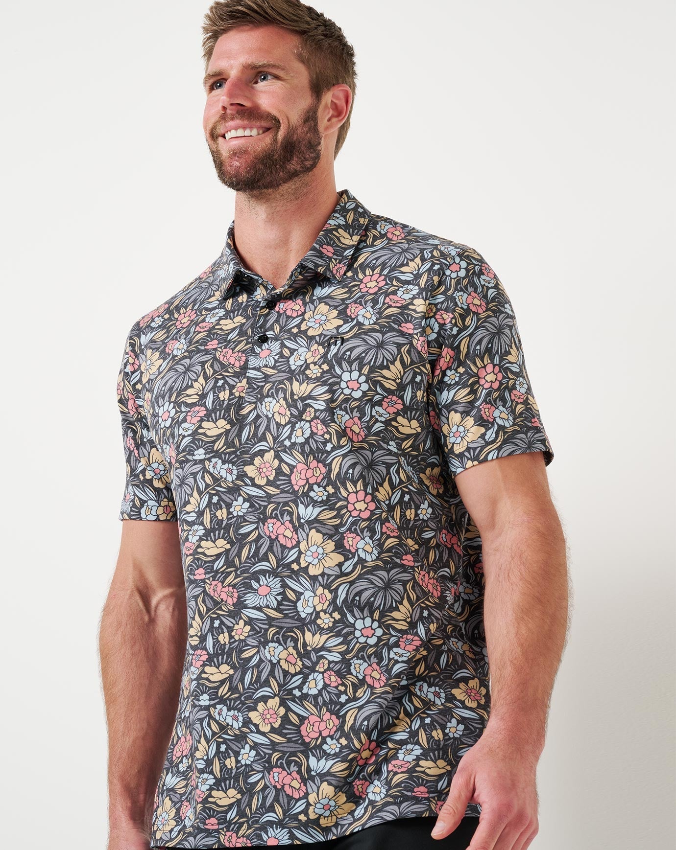 TravisMathew Featherweight Day Cruise Polo - Black