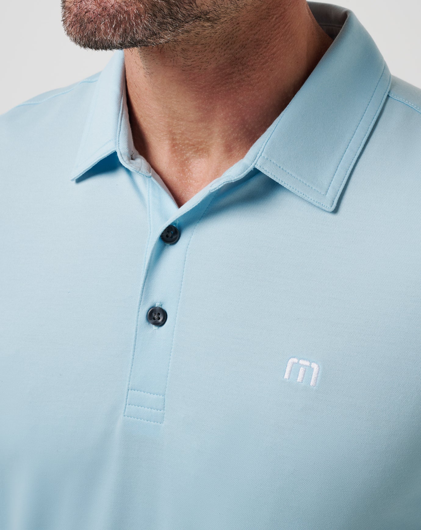 TravisMathew Featherweight Polo - Cory Blue