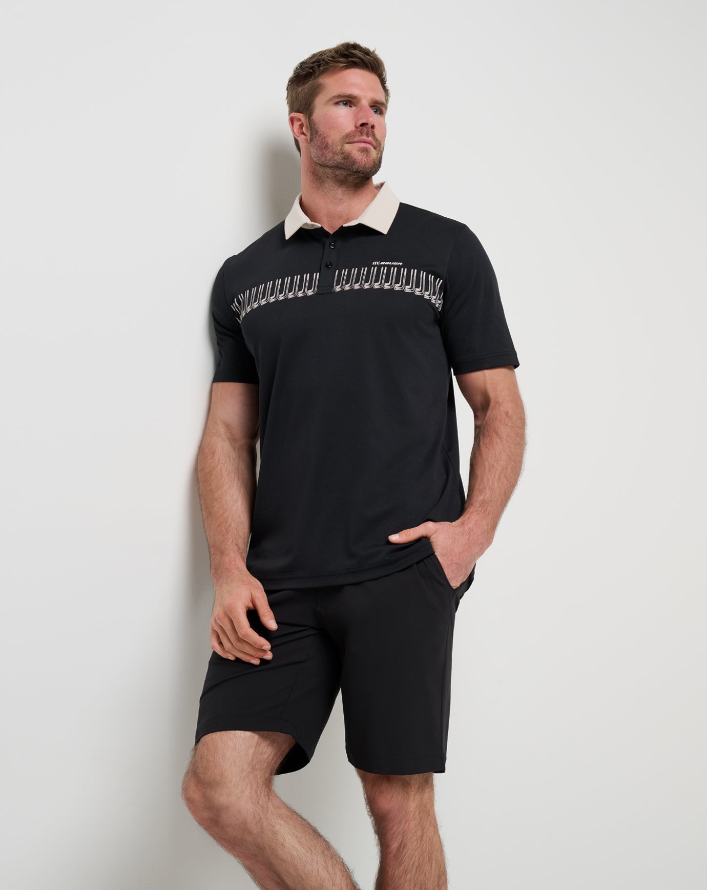 TravisMathew Stick Side Polo - Black