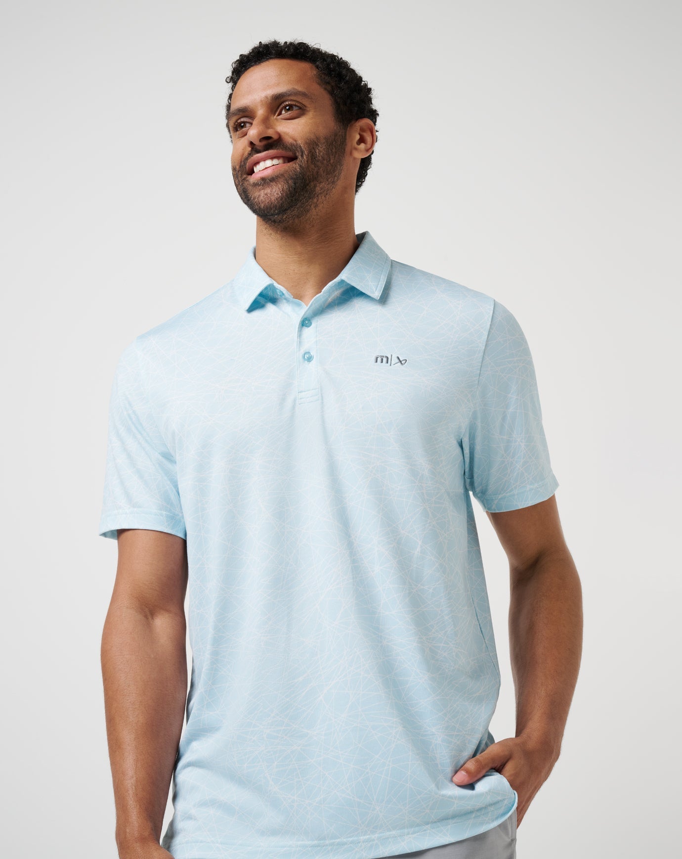TravisMathew Clean Ice Polo - Cory Blue