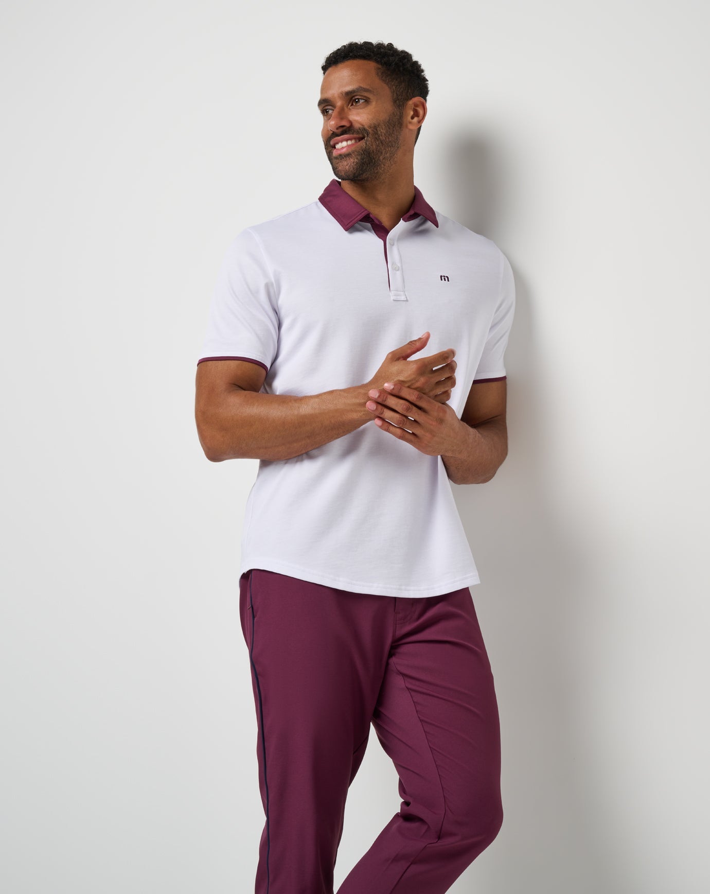 TravisMathew Home Game Polo - White