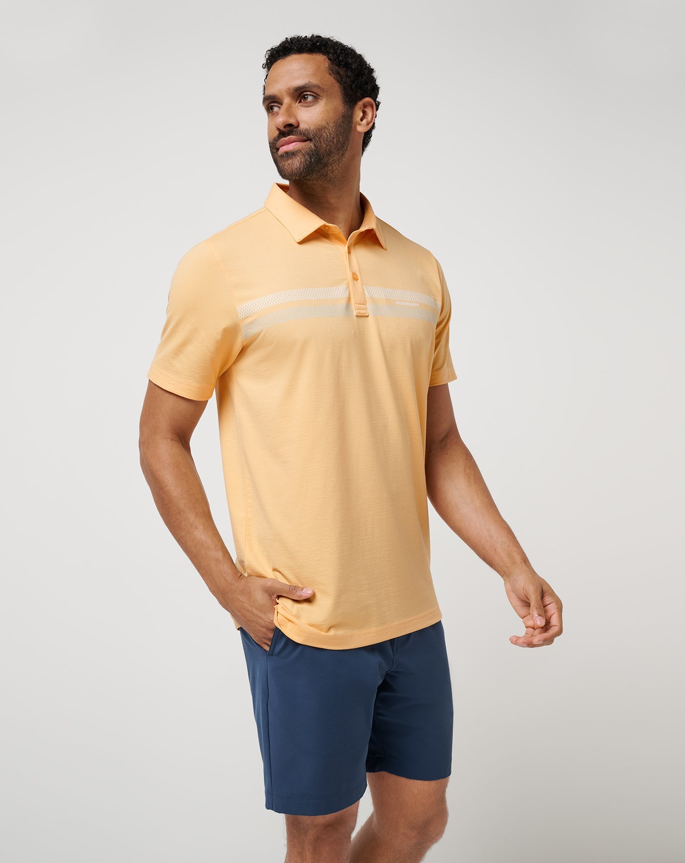 TravisMathew One Timer Polo - Apricot