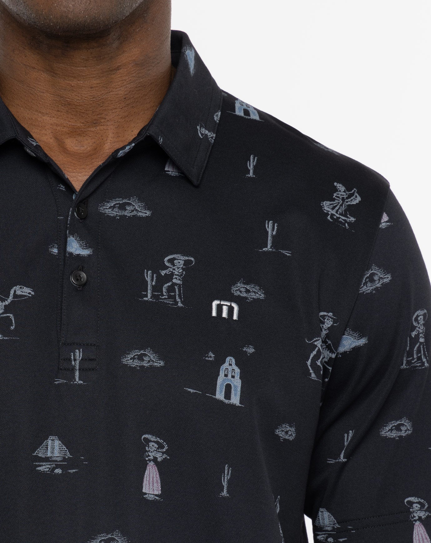 TravisMathew Acai Palm Polo - Black