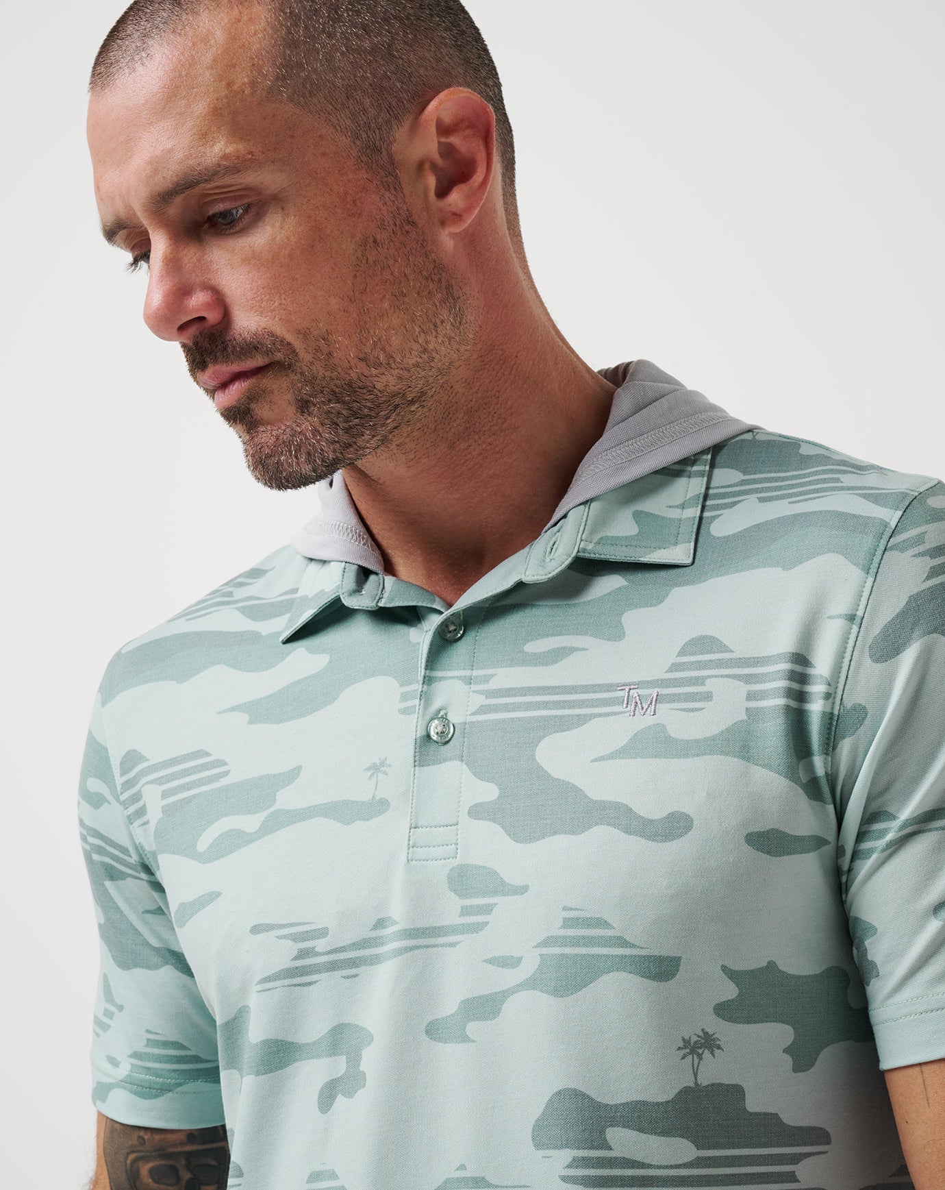 TravisMathew Featherweight Stealth Polo - Gray Mist