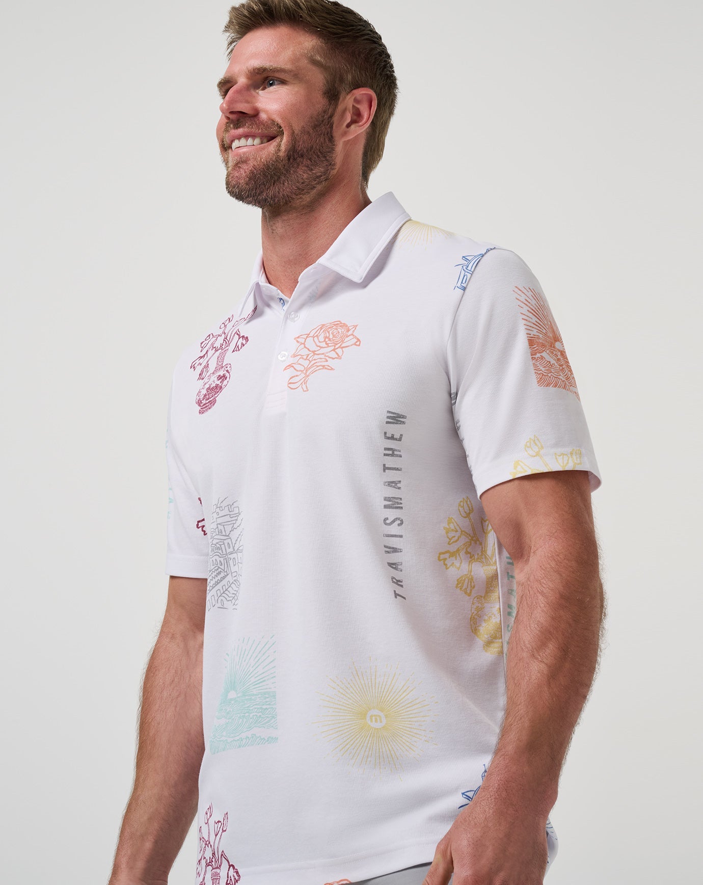 TravisMathew Passport Polo - White