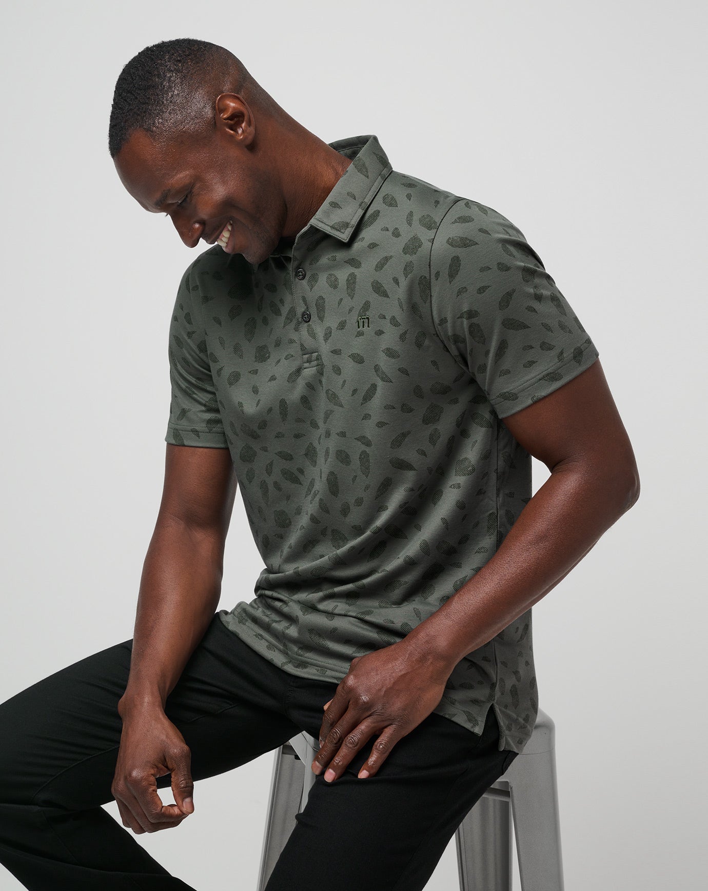 TravisMathew Magma Melt Polo - Dark Olive