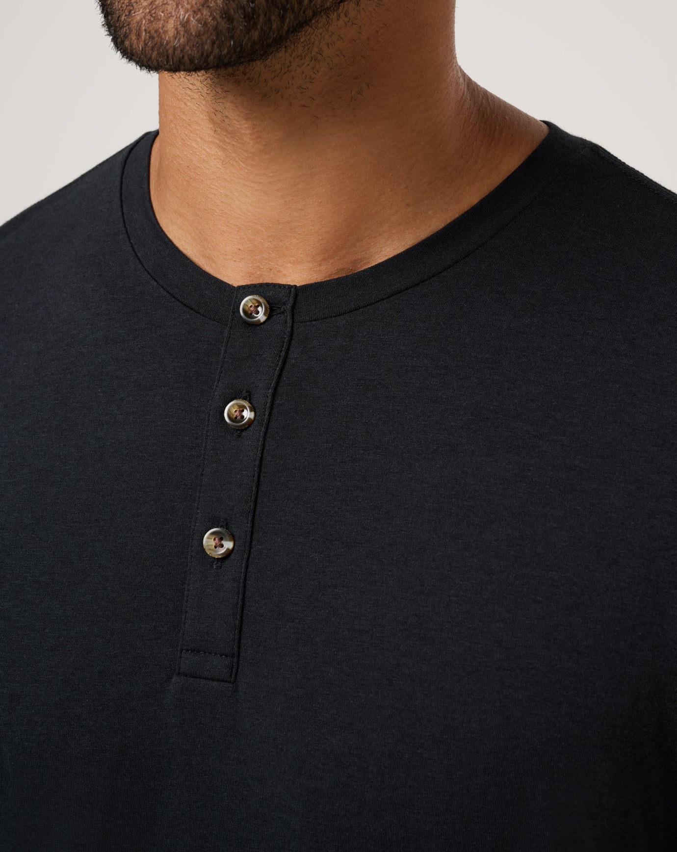 TravisMathew Cloud Henley Tee - Black