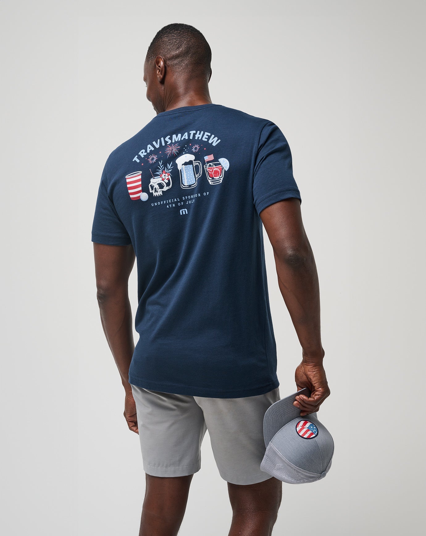 TravisMathew Chug It Out Tee - Total Eclipse