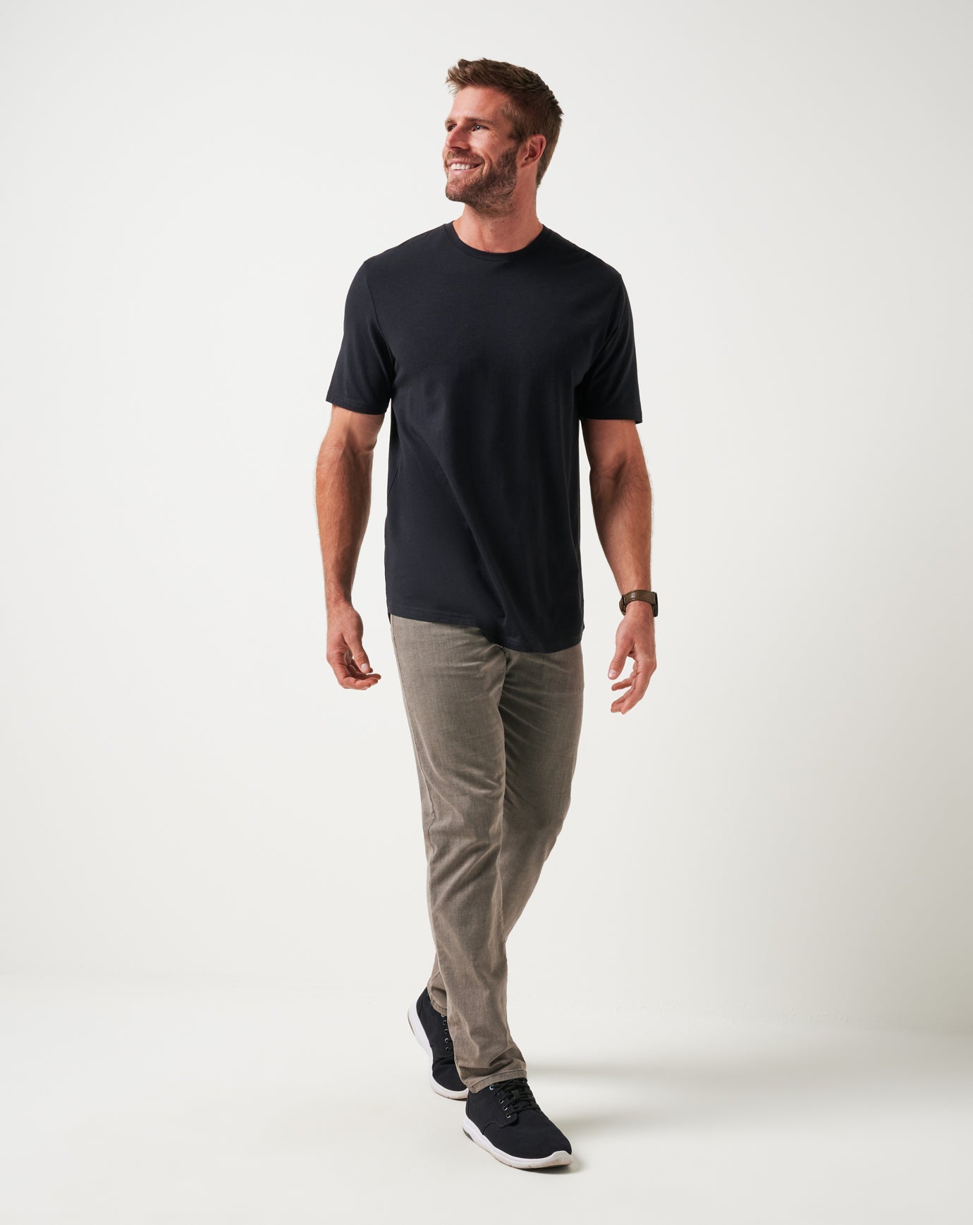 TravisMathew Cloud Crew Tee - Black