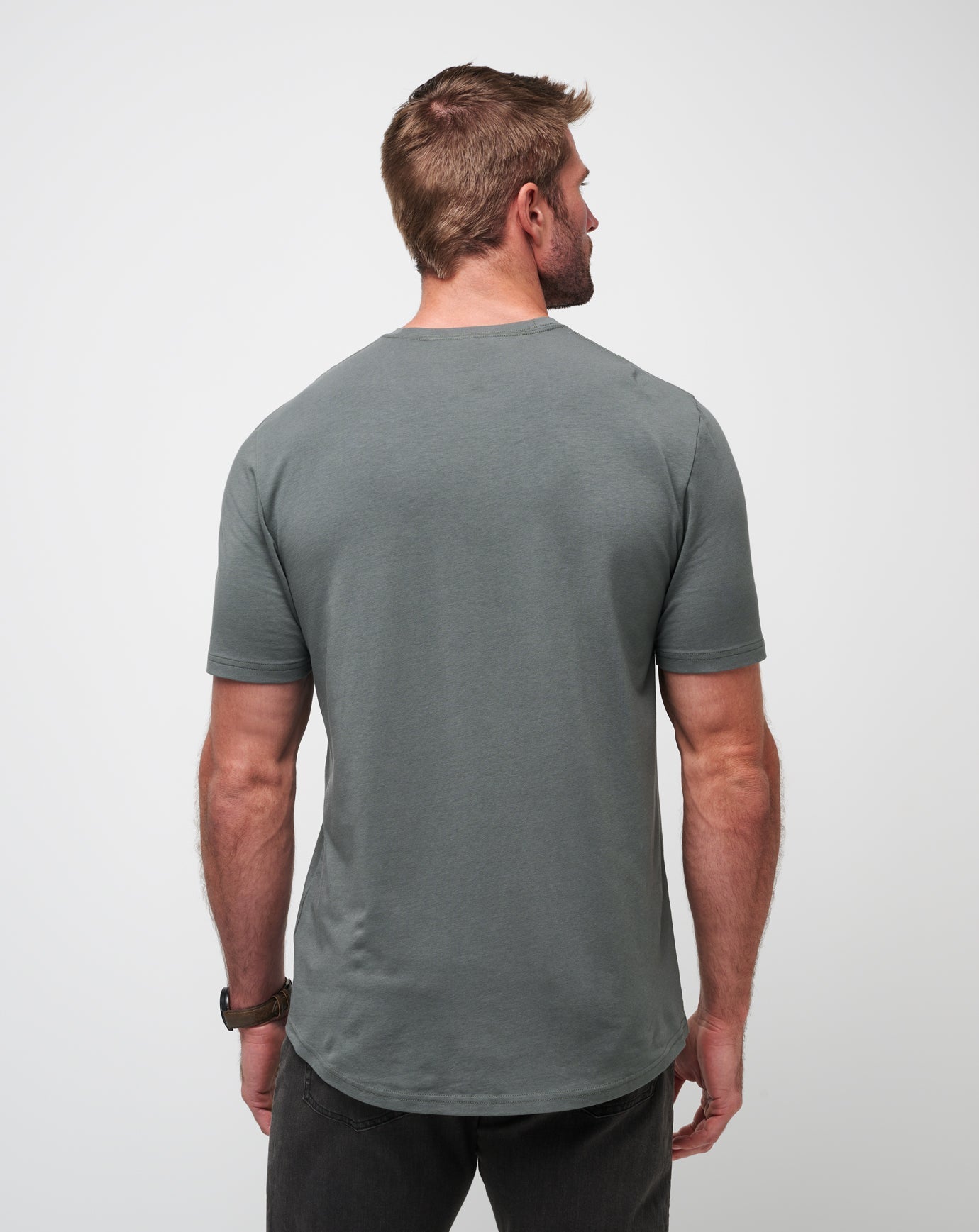 TravisMathew Cloud Crew Tee - Dark Olive