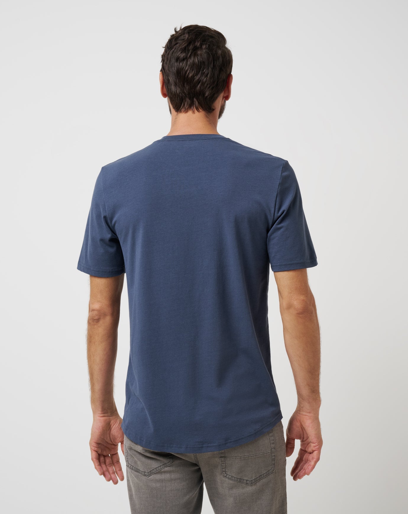 TravisMathew Cloud Crew Tee - Blue Nights