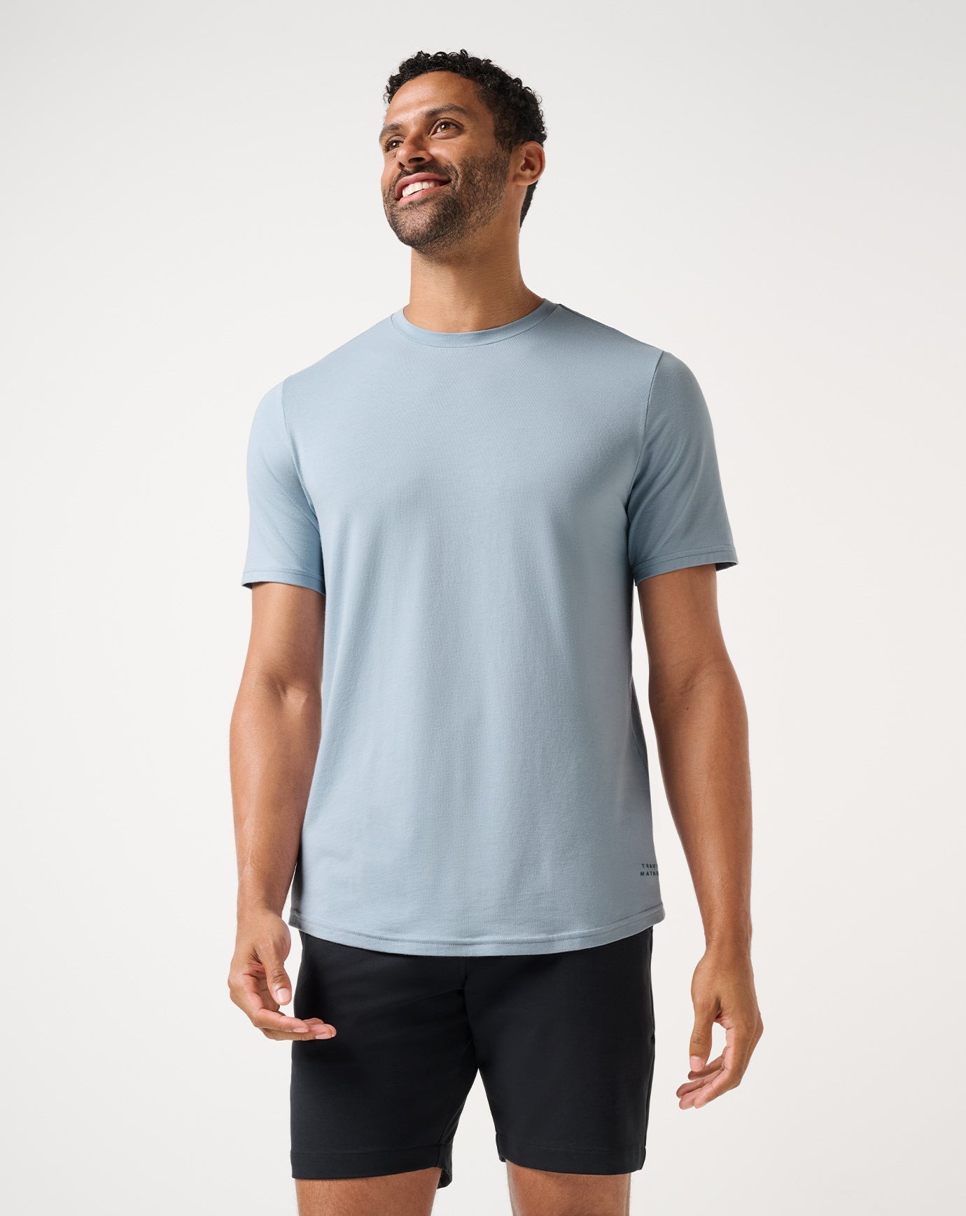 TravisMathew Cloud Crew Tee - Ash Blue