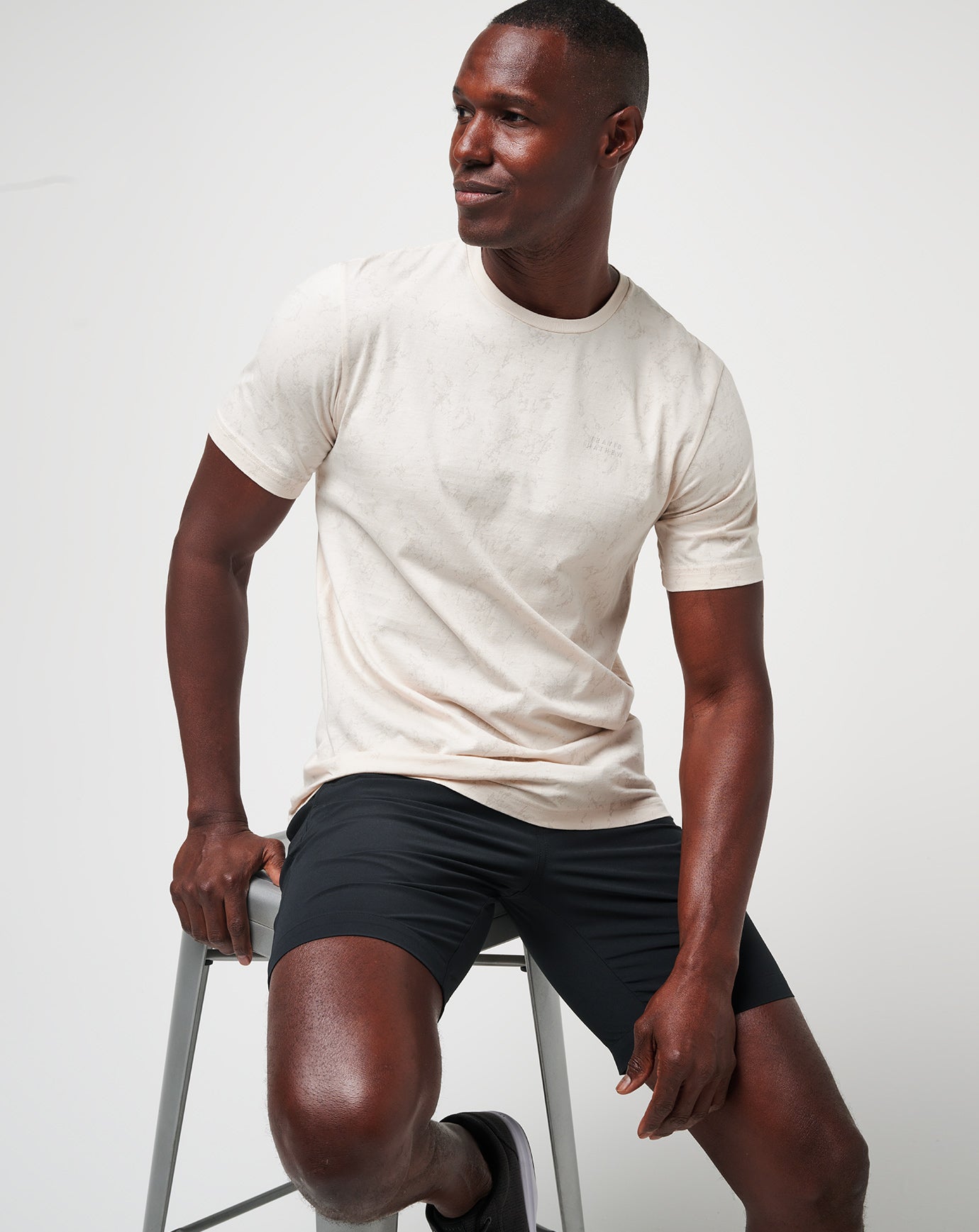 TravisMathew Warmer Tides Tee - Moonbeam