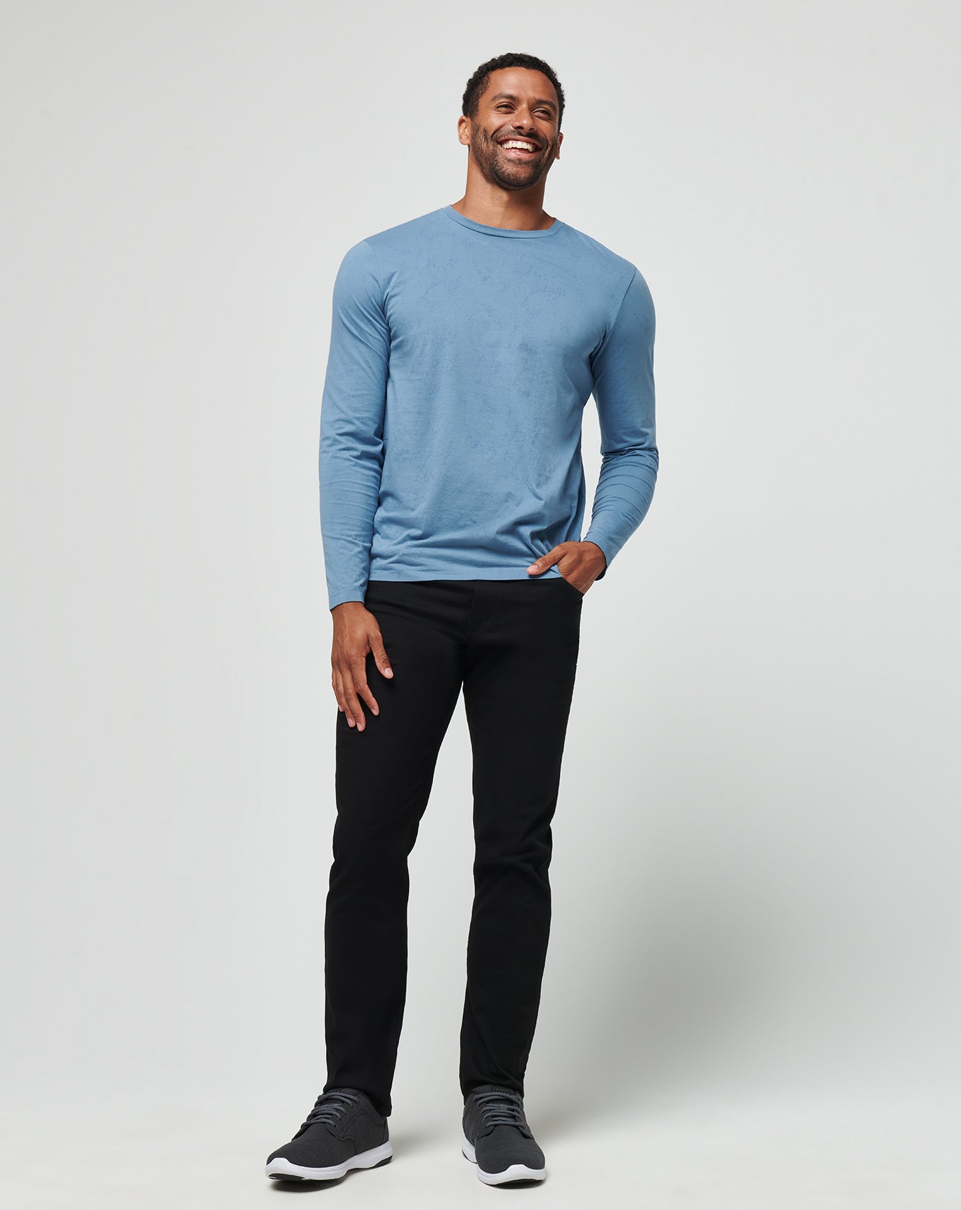 TravisMathew Warmer Tides Long Sleeve Tee - Coronet