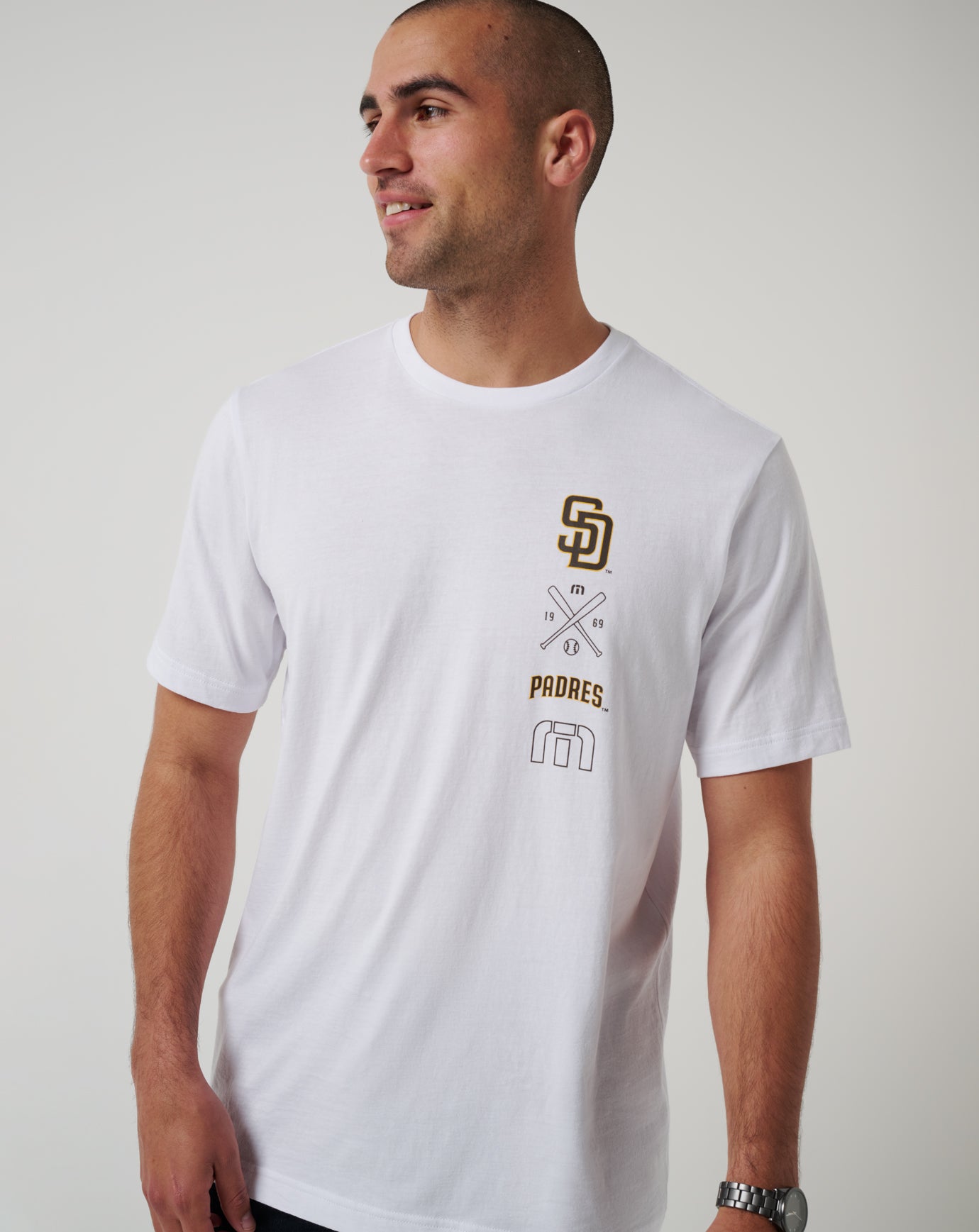 TravisMathew San Diego Padres Sunset Slam 2.0 Tee - White
