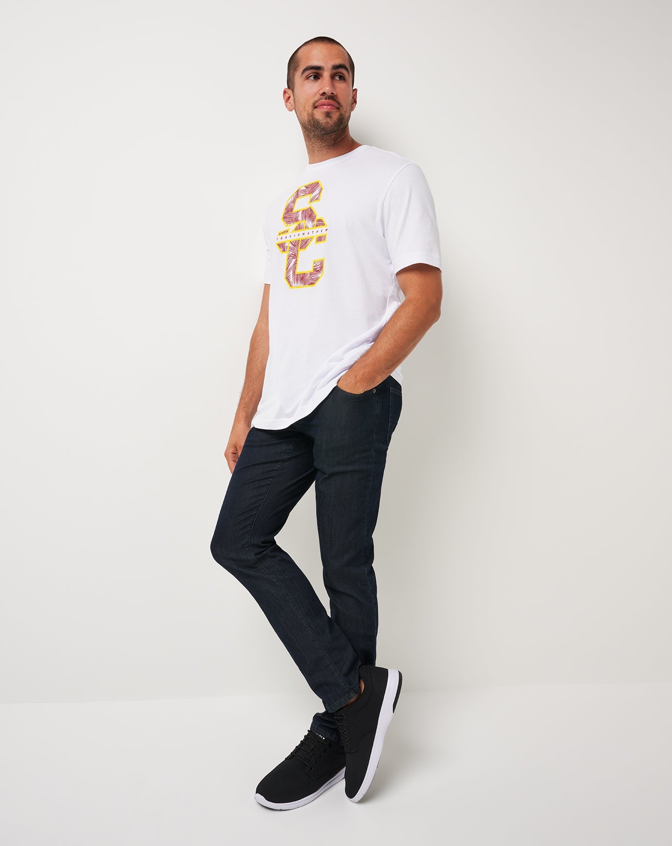 TravisMathew USC War Paint Tee - White