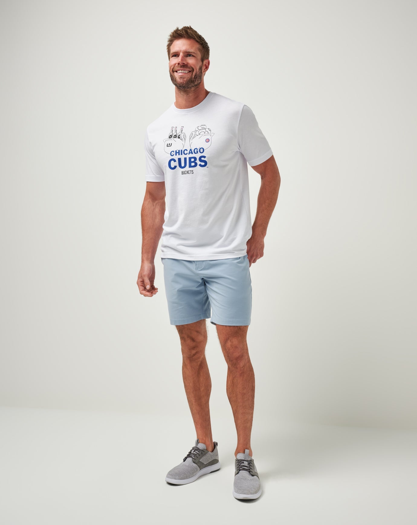 TravisMathew Chicago Cubs Strike One Tee - White
