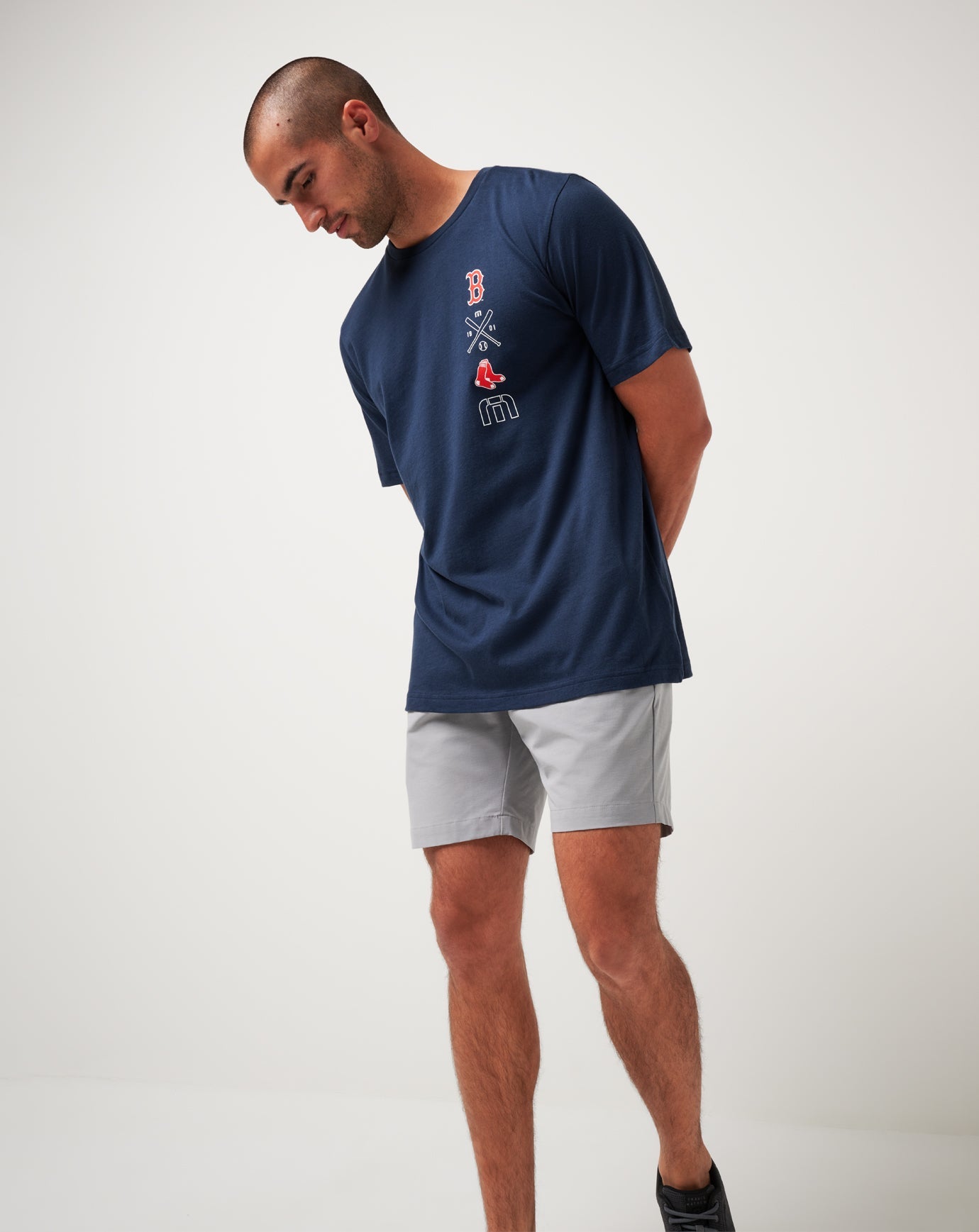 TravisMathew Boston Red Sox Sunset Slam Tee - Total Eclipse