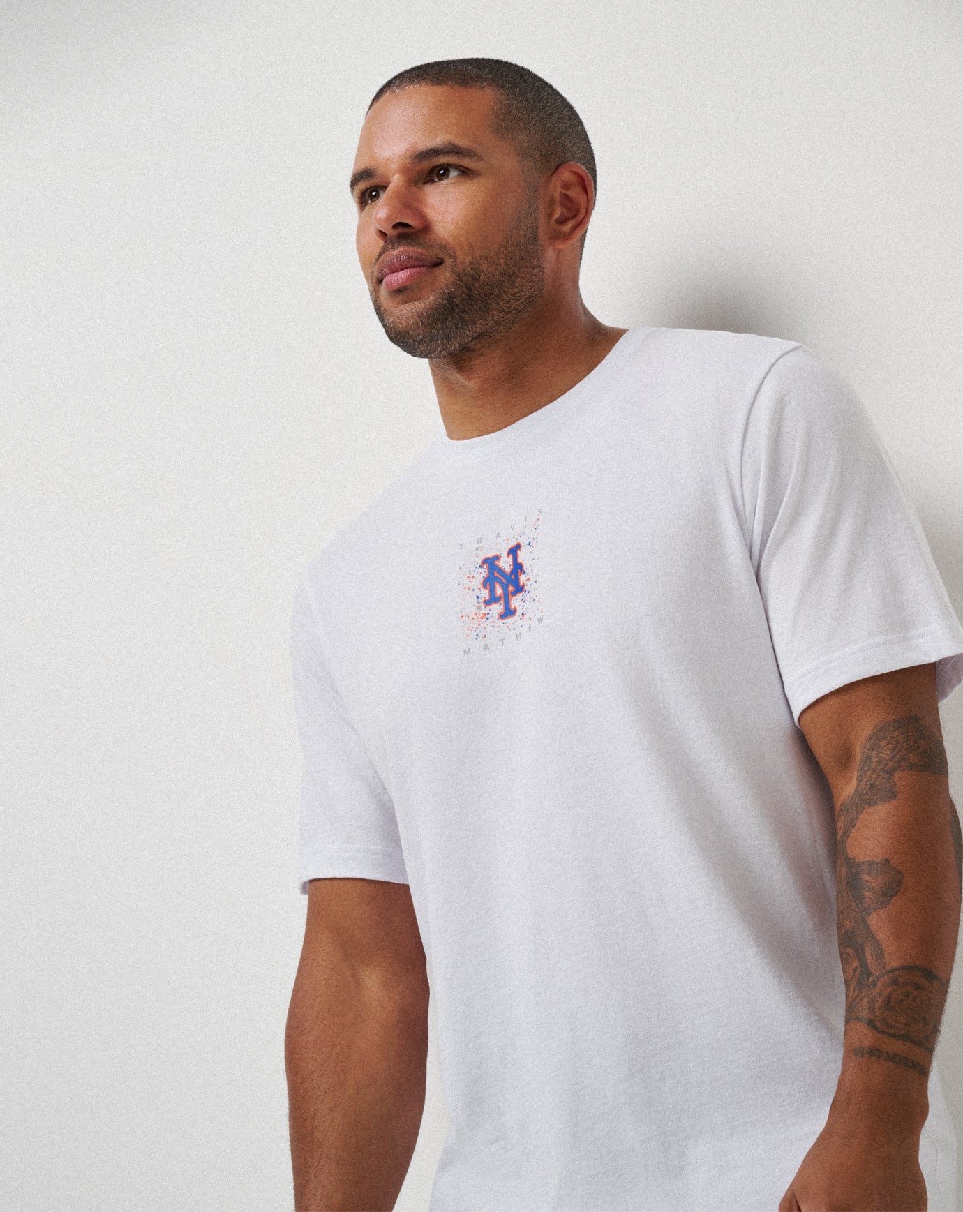 TravisMathew New York Mets In The Dugout 2.0 Tee - White